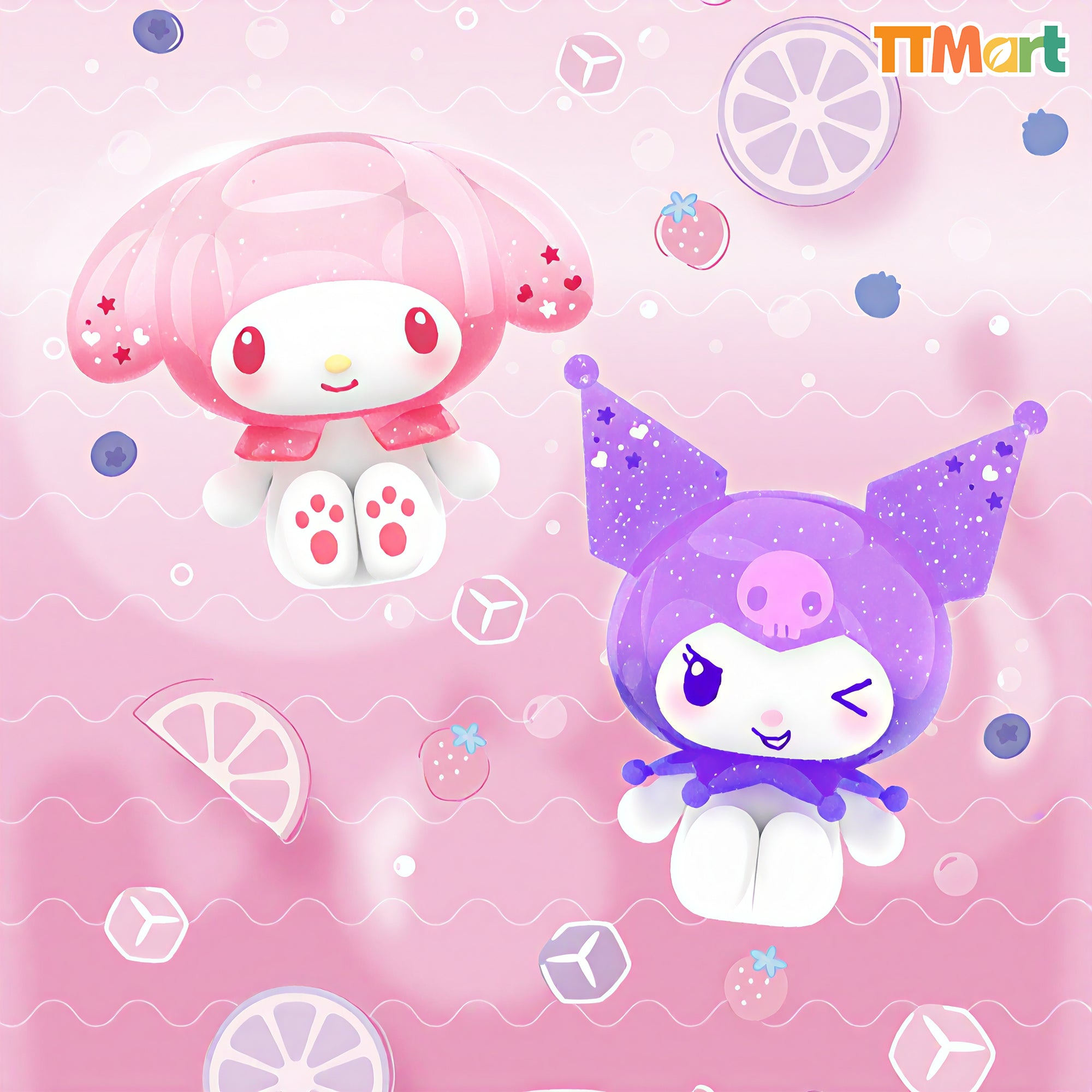 MY MELODY & KUROMI Ramune-style Mini Figure Series Blind Bag