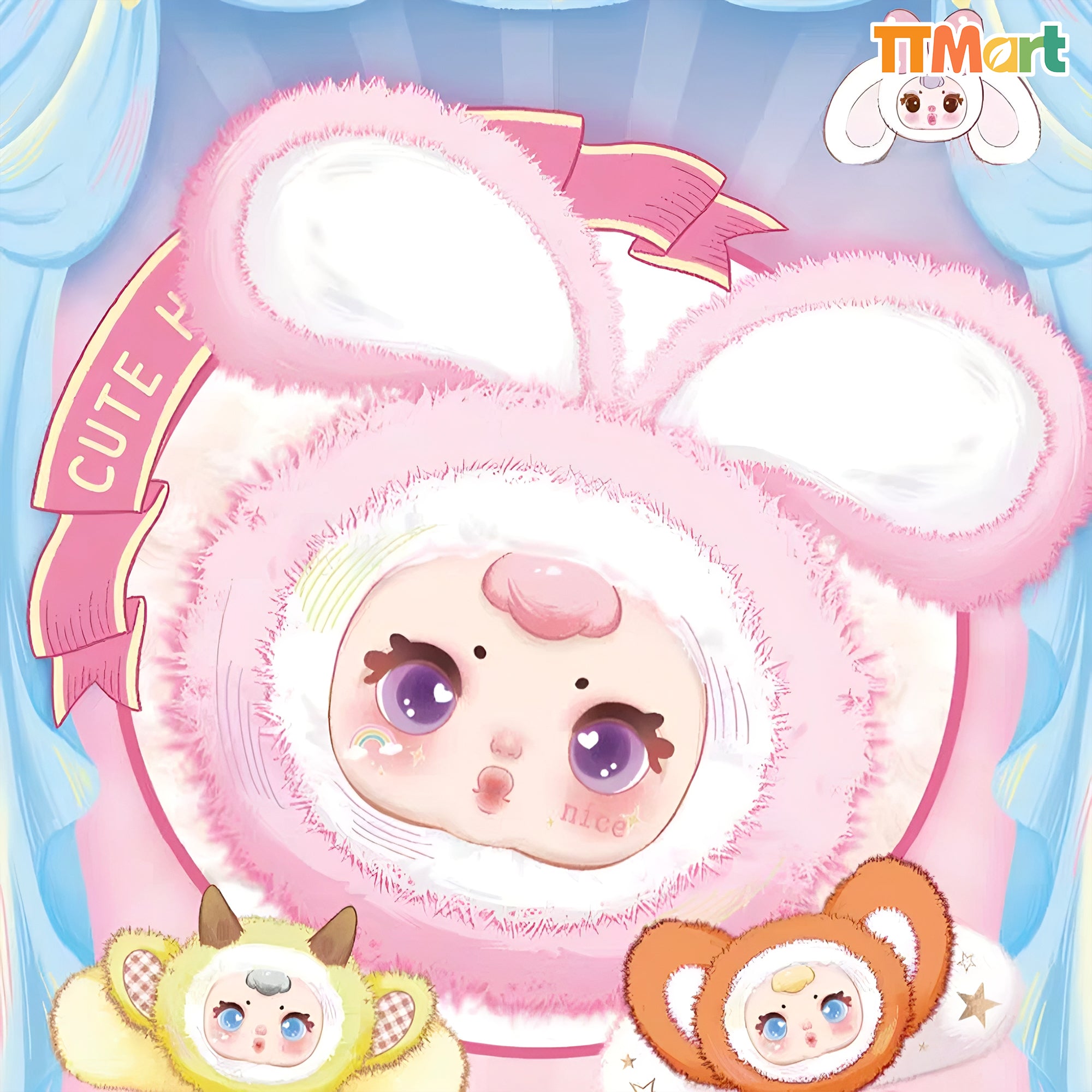 MM Sugar Baby Cute Hair Clip Plush Series Blind Box