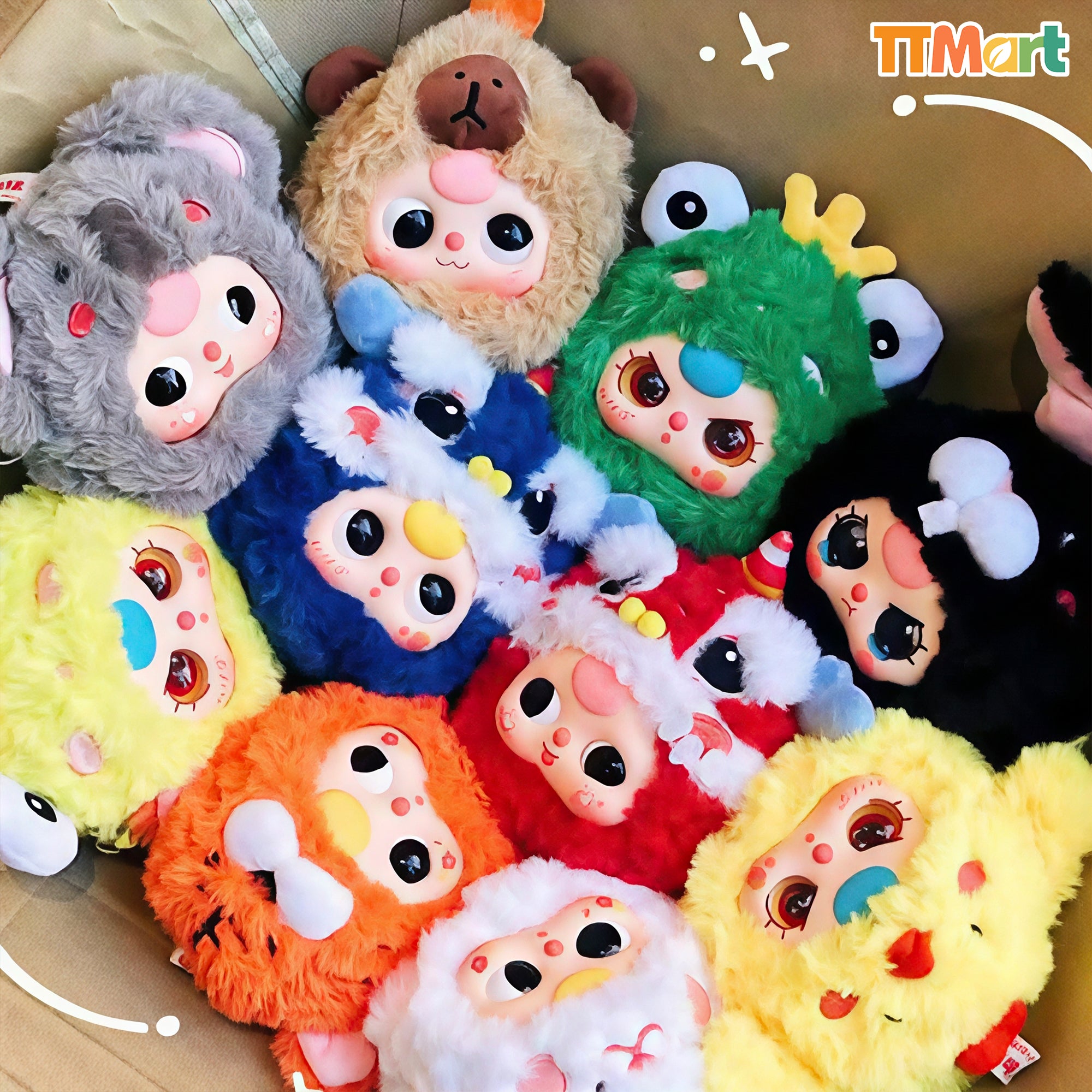 Baby Three V2 Zipper Bag Second Generation Plush Series Blind Box