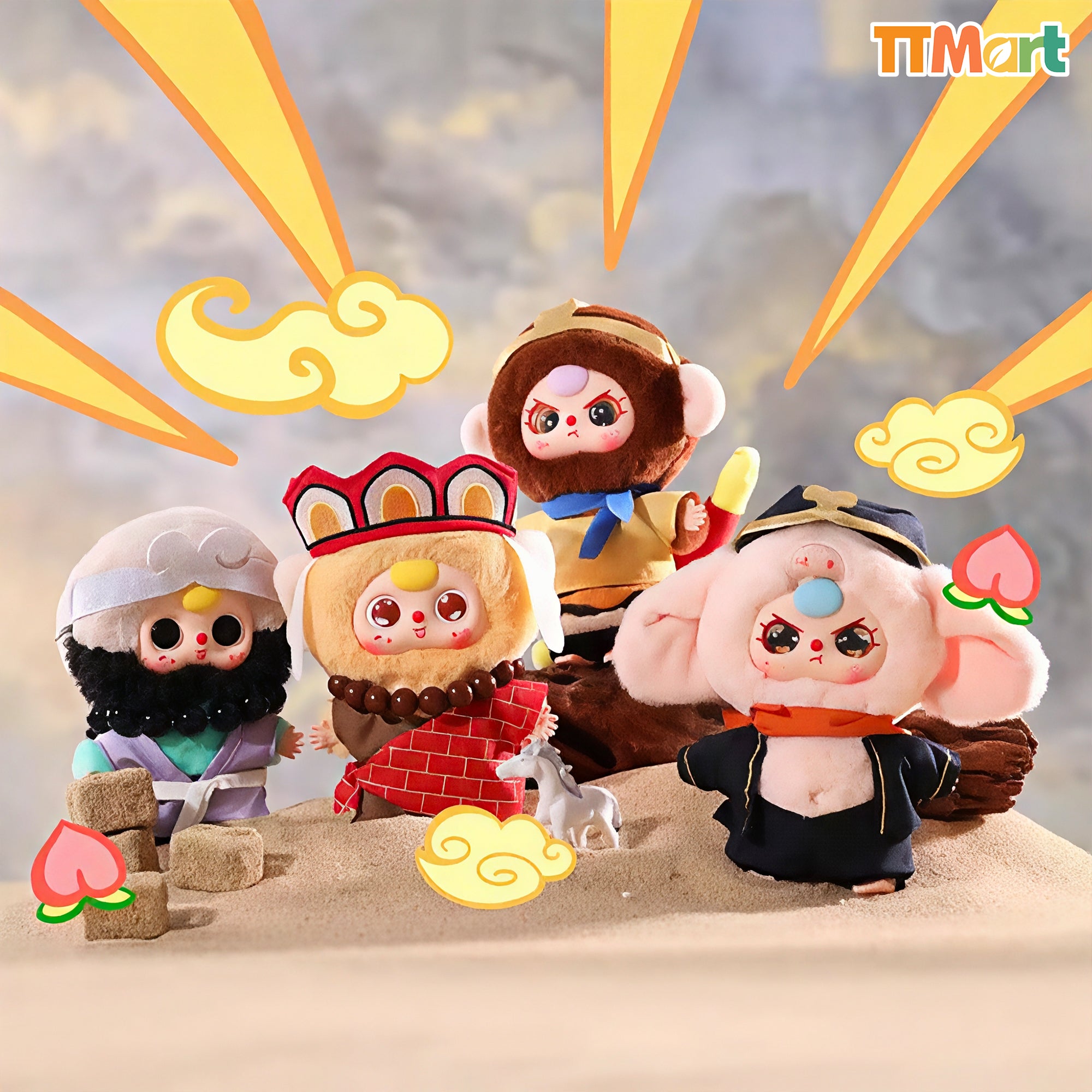 Baby Three Havoc In Heaven Plush Series Blind Box