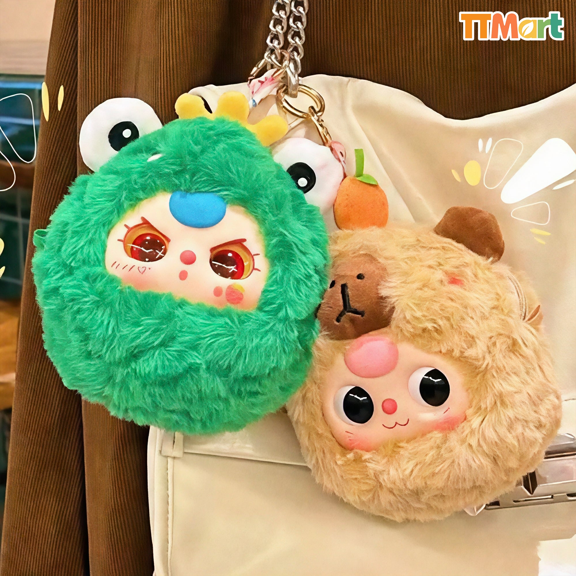 Baby Three V2 Zipper Bag Second Generation Plush Series Blind Box