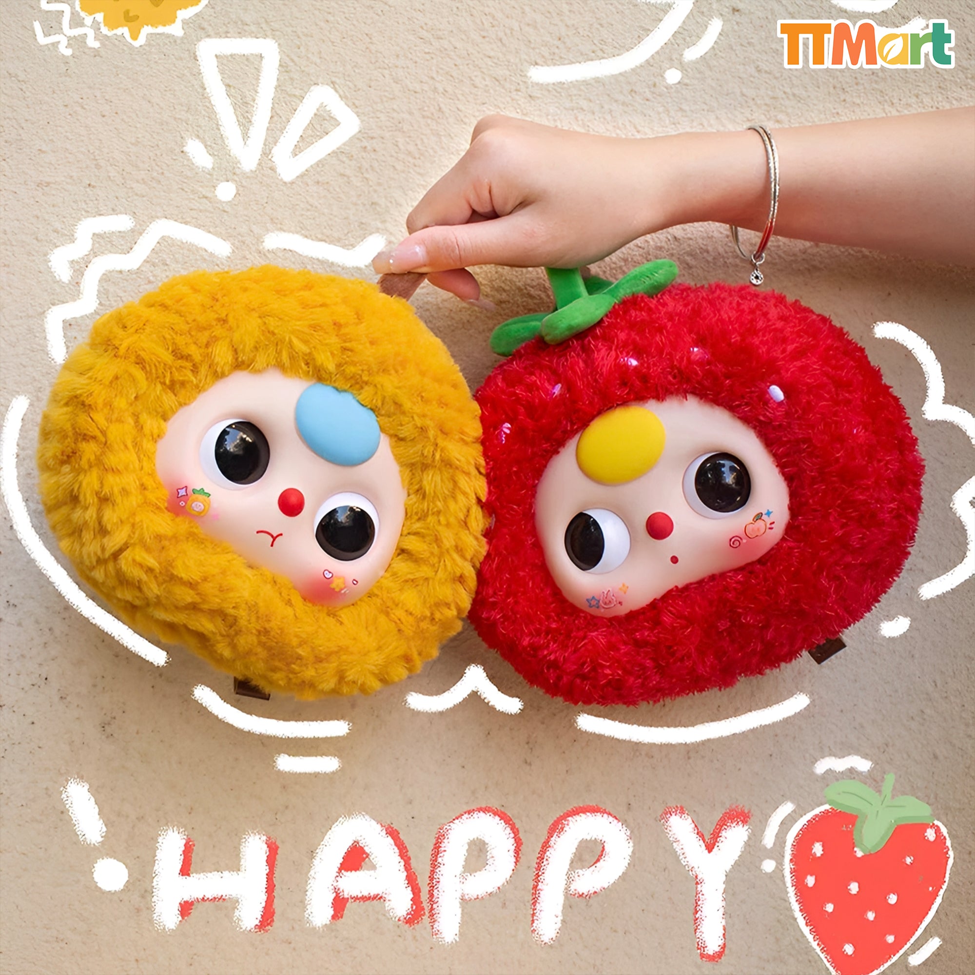 Baby Three V2 Fruit Zipper Bag Plush Series Blind Box