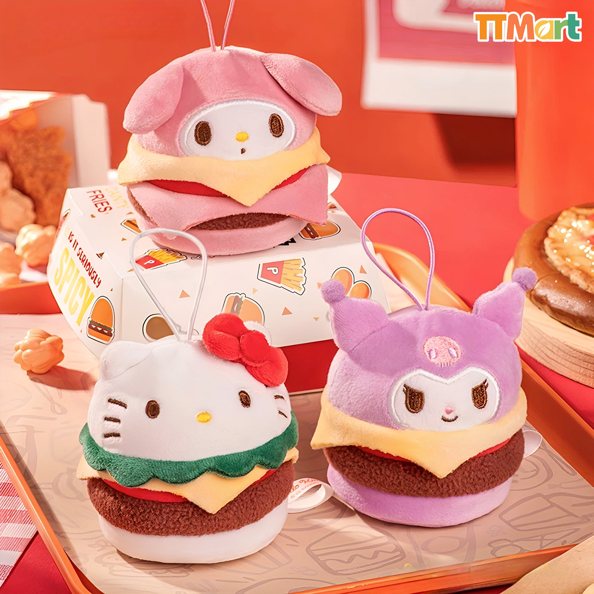 SANRIO Hamburger Plush Series Blind Bag