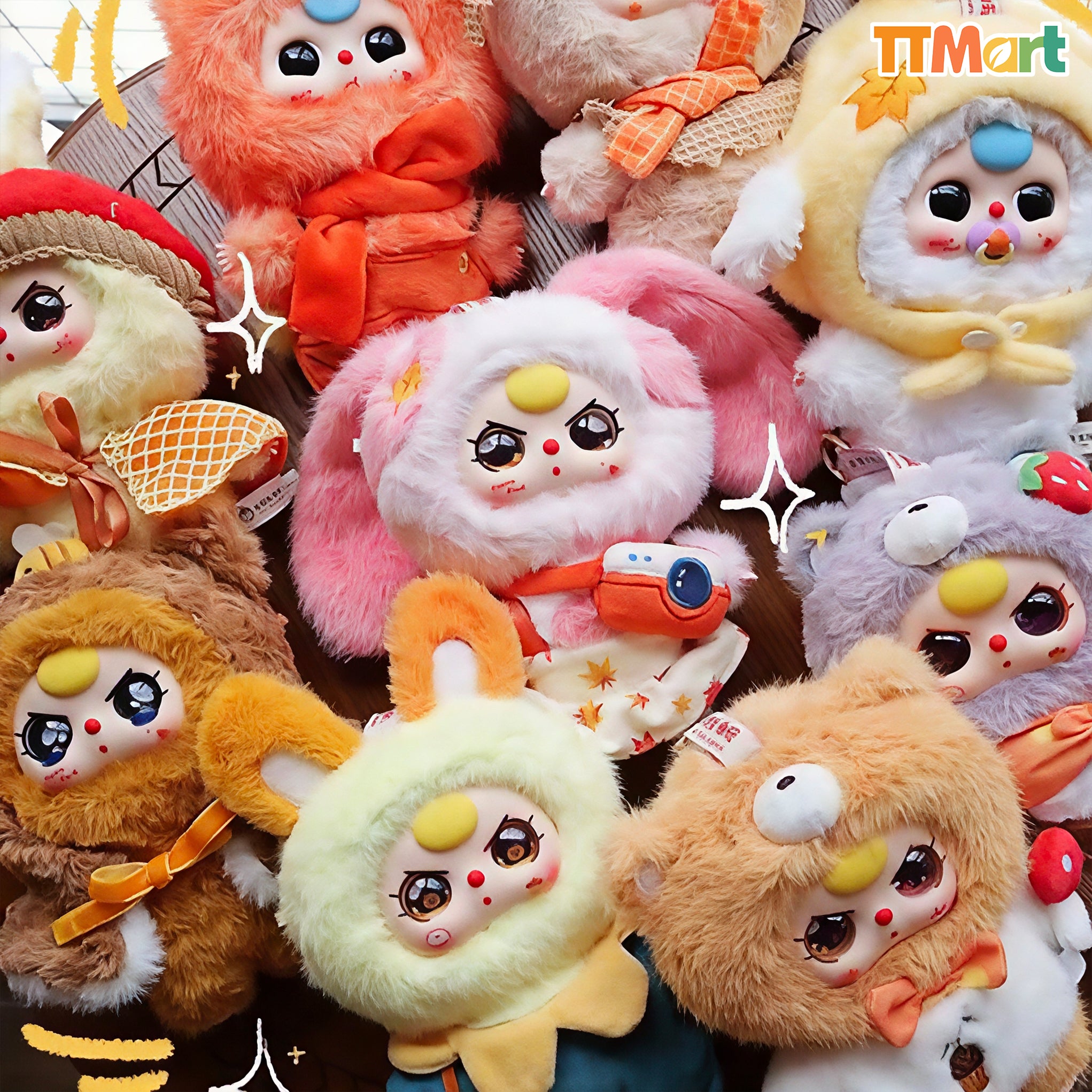 Baby Three Autumn Fairy Tale Plush Series Blind Box