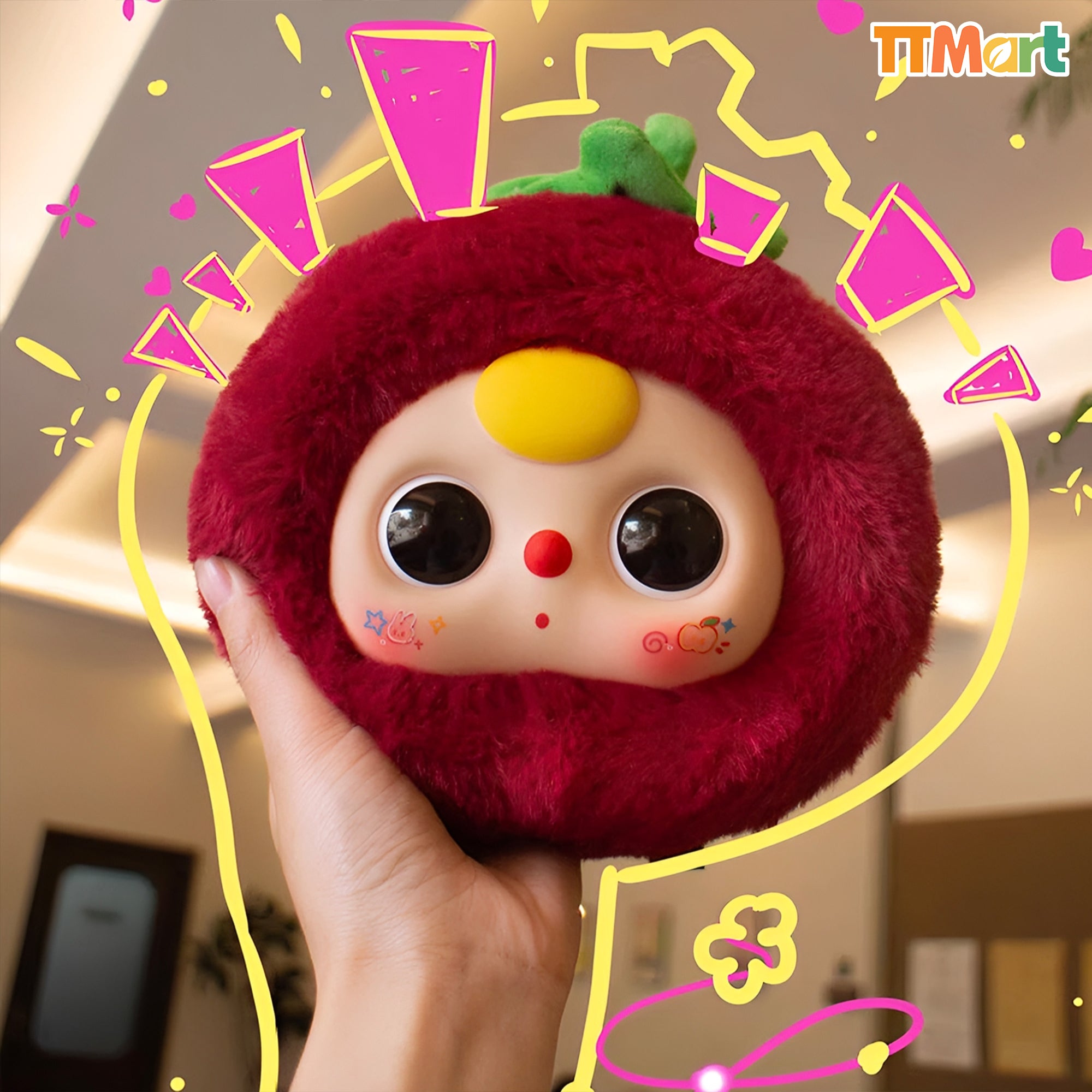 Baby Three V2 Fruit Zipper Bag Plush Series Blind Box