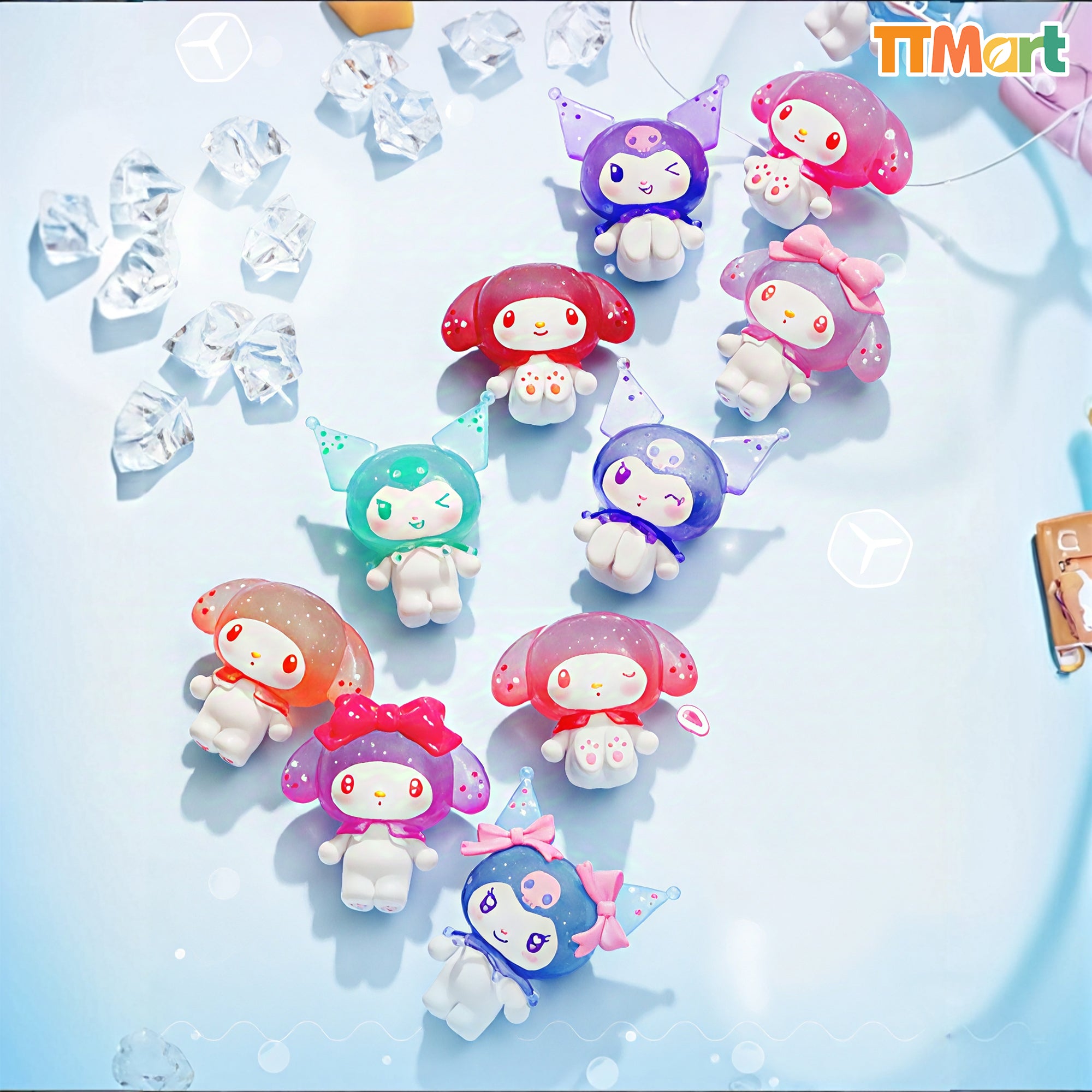 MY MELODY & KUROMI Ramune-style Mini Figure Series Blind Bag