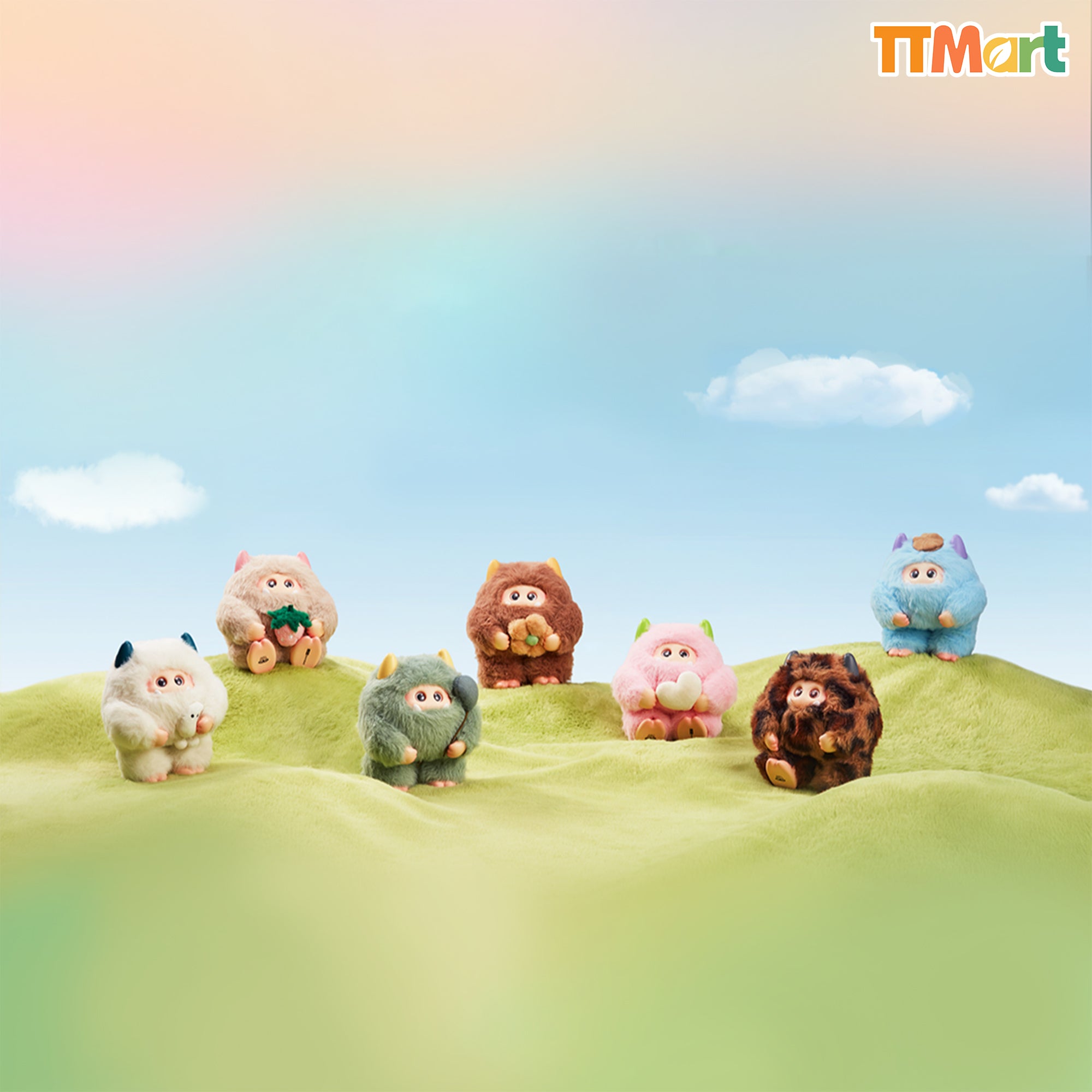 GIGGLE MONSTER Marshmallow Plush Series Blind Box