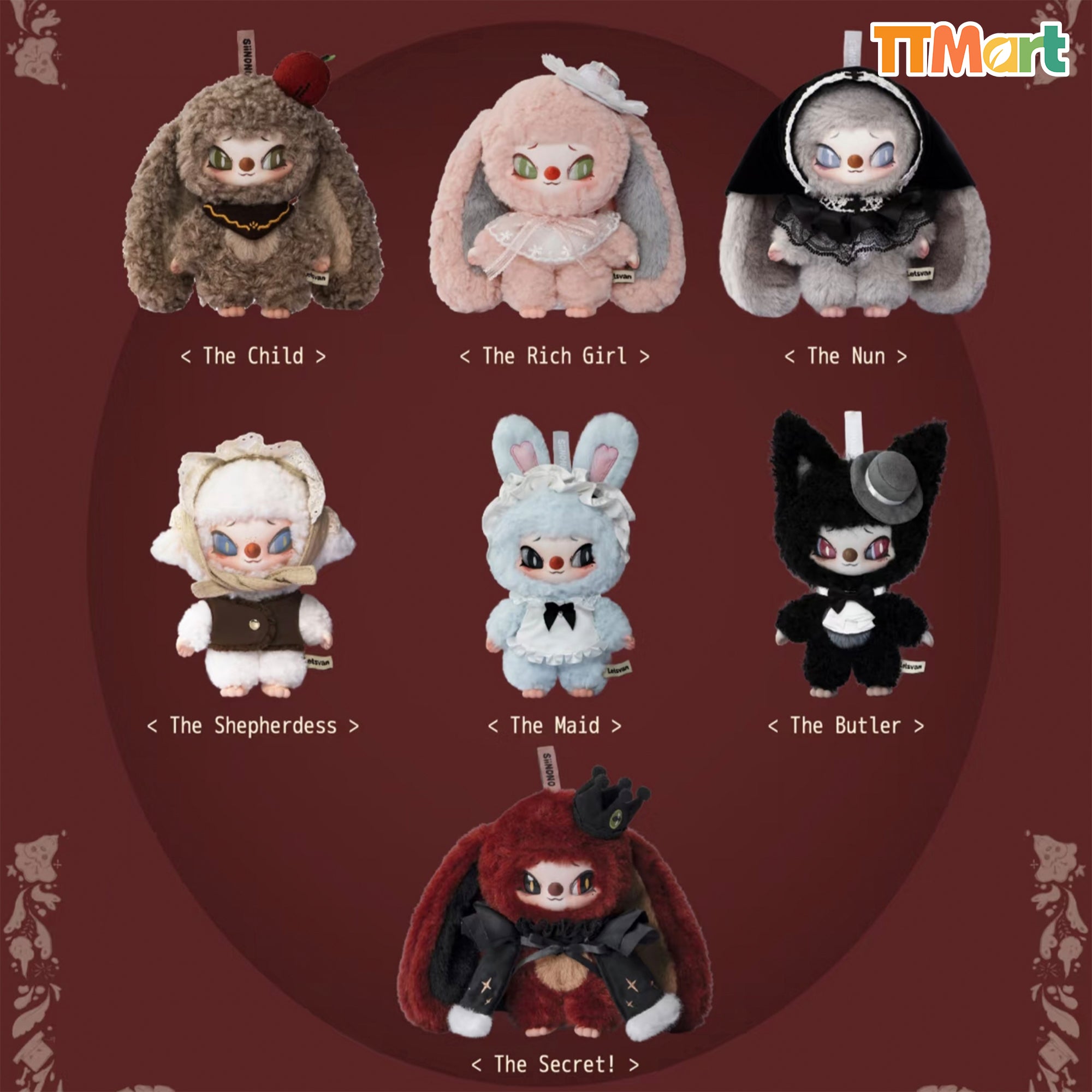 SINONO Let Me Tell You A Secret Series Plush Blind Box