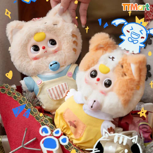 Baby Three Cat Wardrobe Plush Series Blind Box