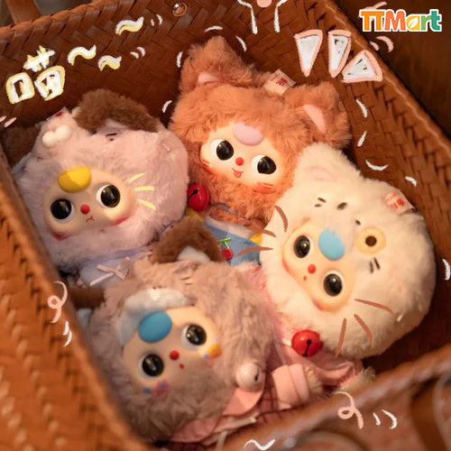 Baby Three Cat Wardrobe Plush Series Blind Box