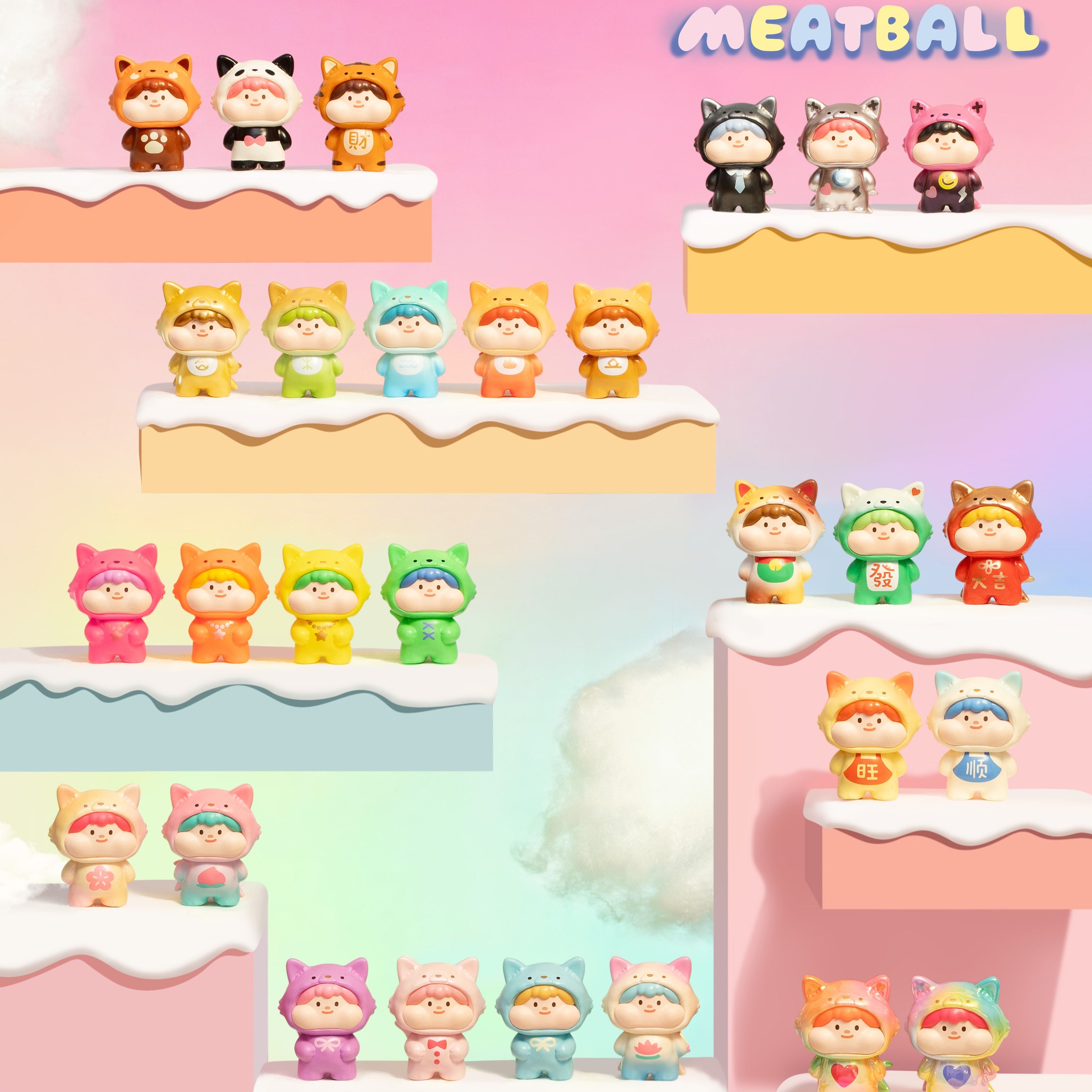 Meatball V1 Mini Fox Bean Series Blind Bag