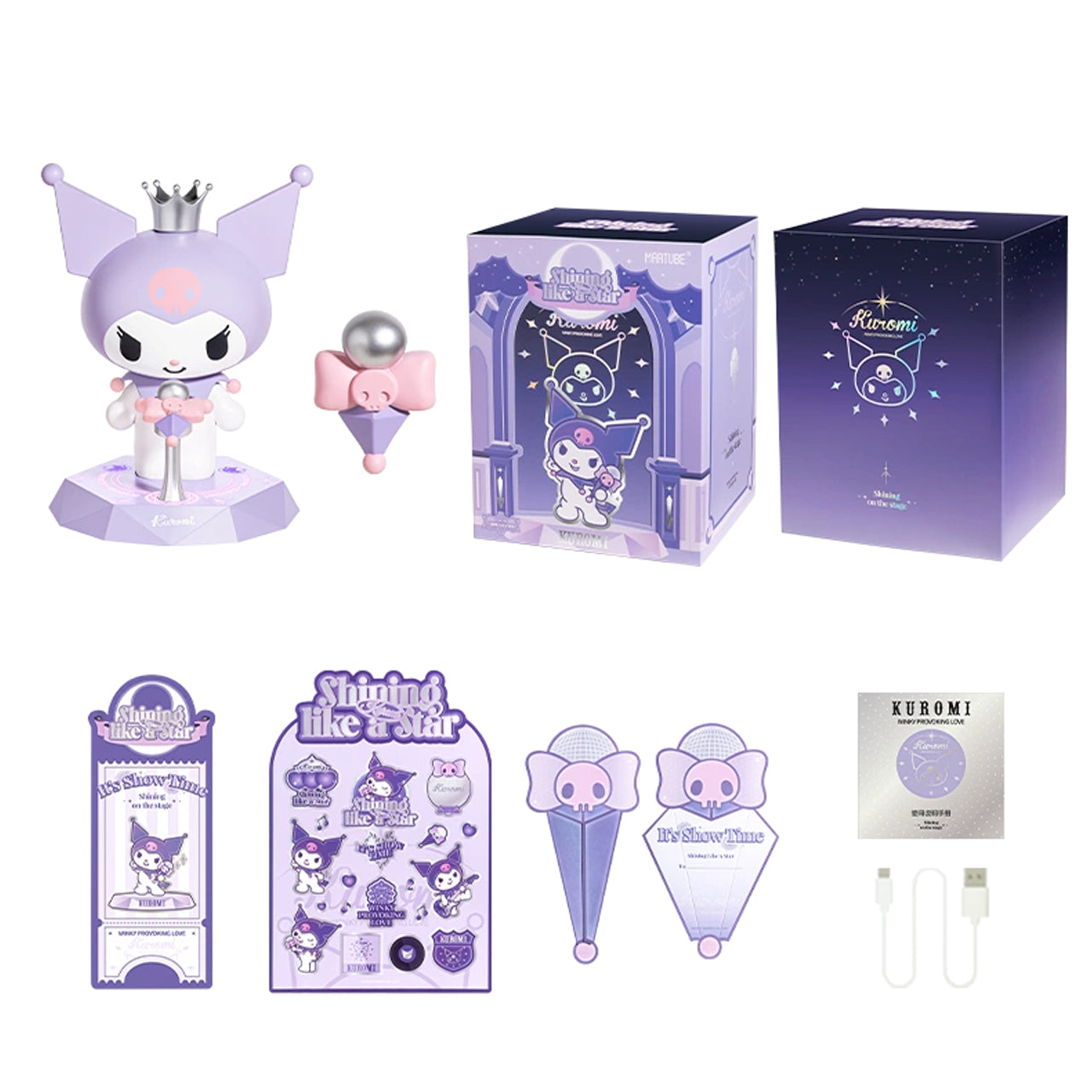 SANRIO Kuromi Bluetooth Speaker Martube Sanrio