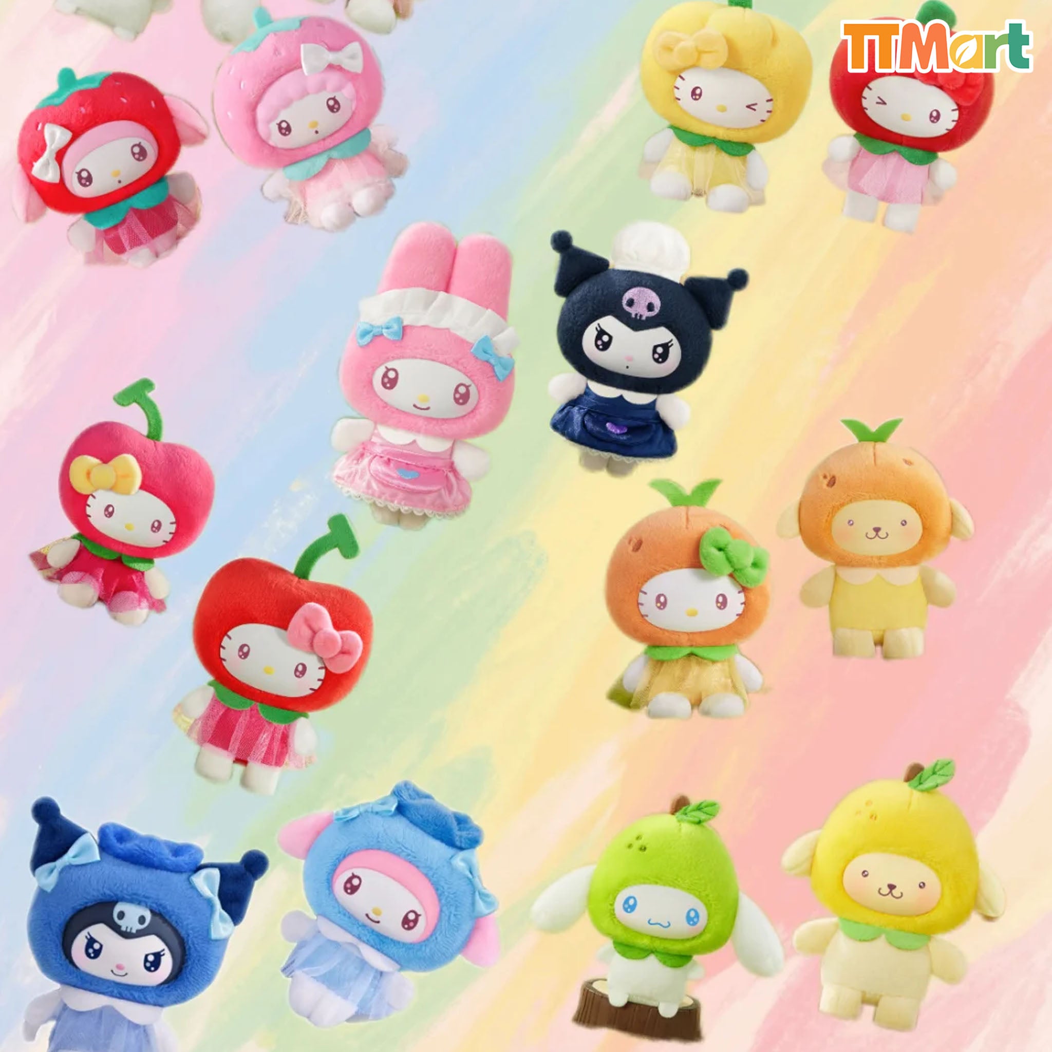 SANRIO Fruit & Veggie Series Plush Blind Box