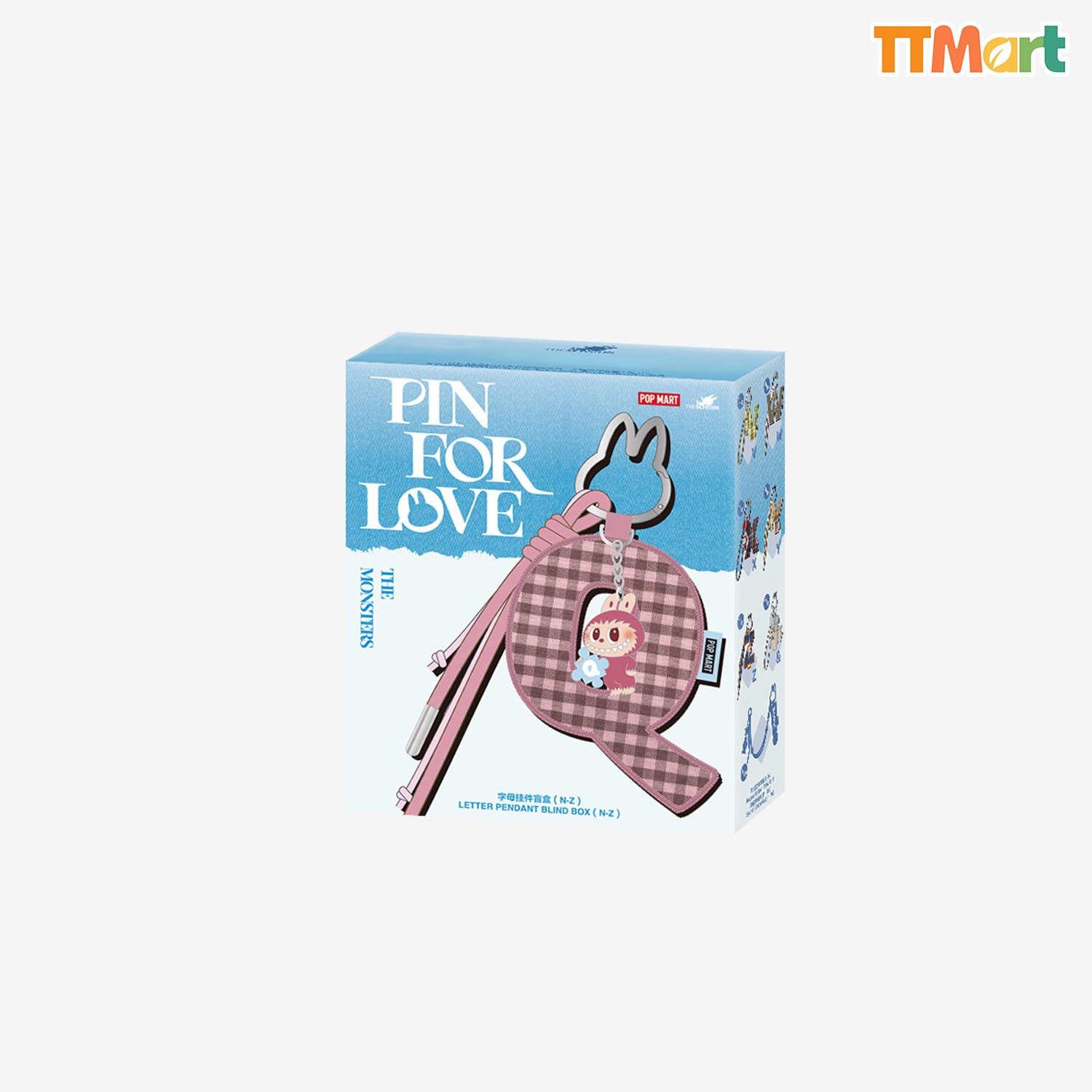 THE MONSTERS LABUBU Pin For Love Series - Letter Pendant