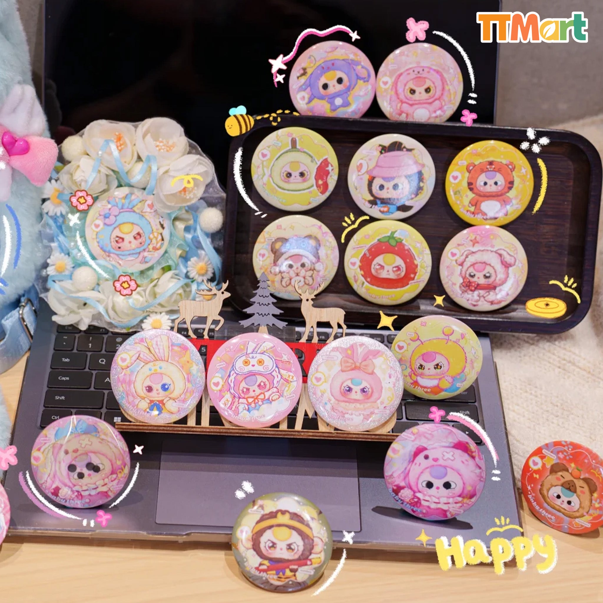 Baby Three Cute And Adorable Badge Blind Bag