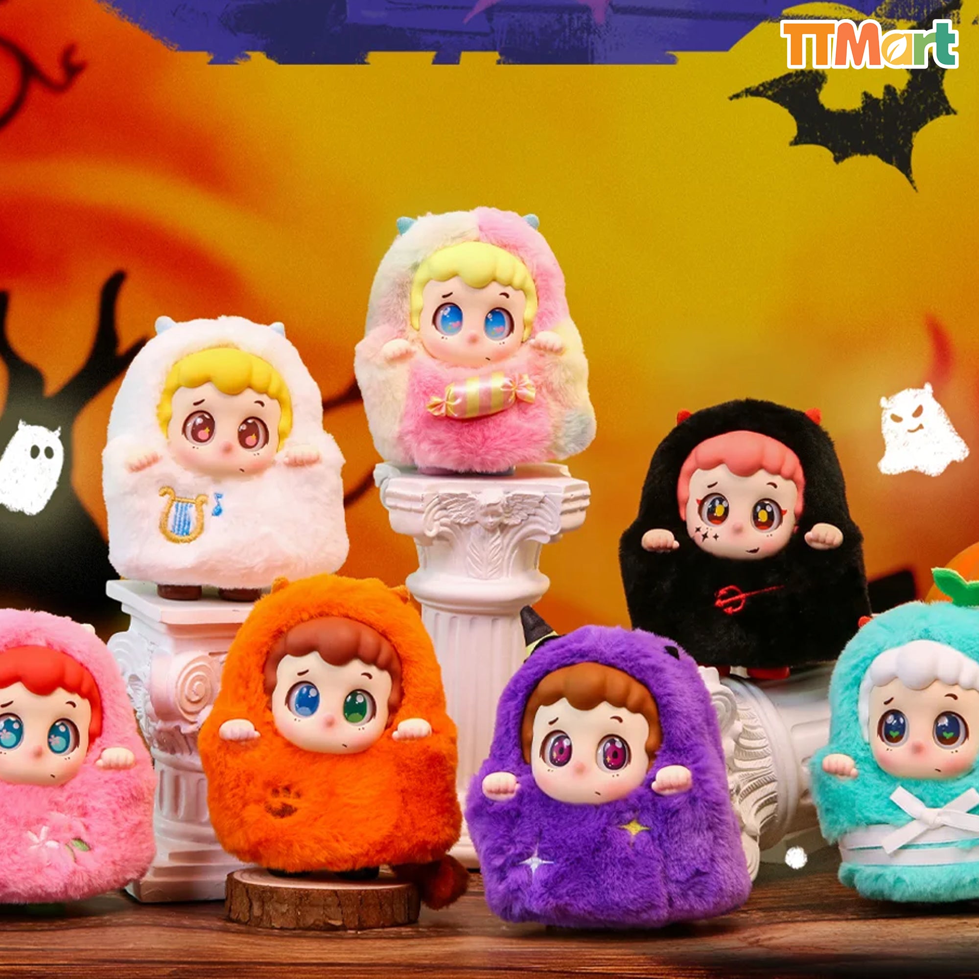 PINY Trick Or Treat Plush Series Blind Box【HE】