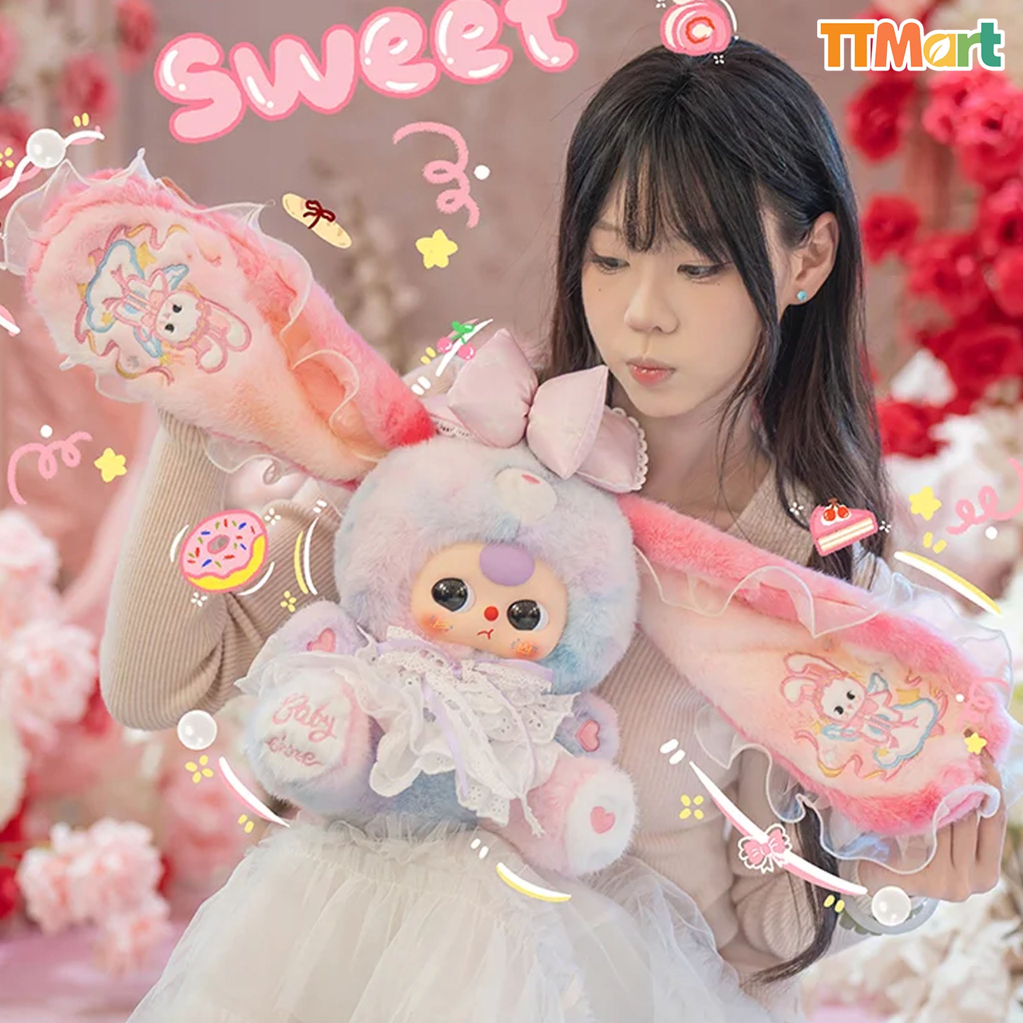 Baby Three Lily Rabbit Town V5 400% Plush Series Blind Box