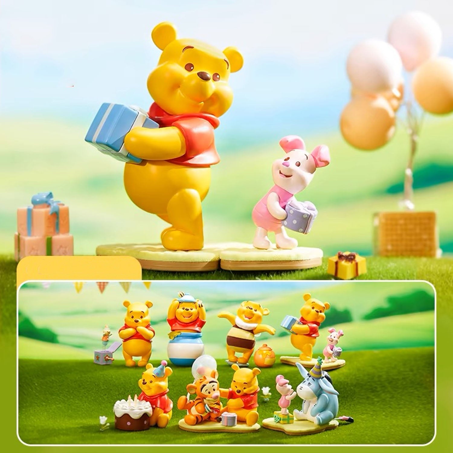 WINNIE THE POOH Best Friends Party Series Blind Box