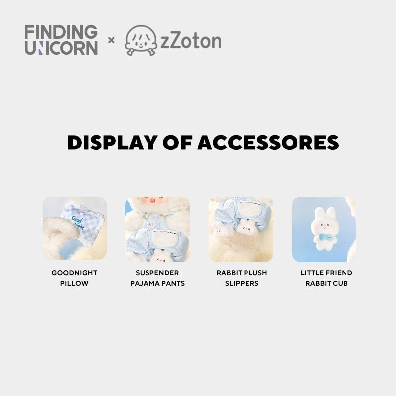 zZoton Goodnight Bunny Vinyl Big Plush