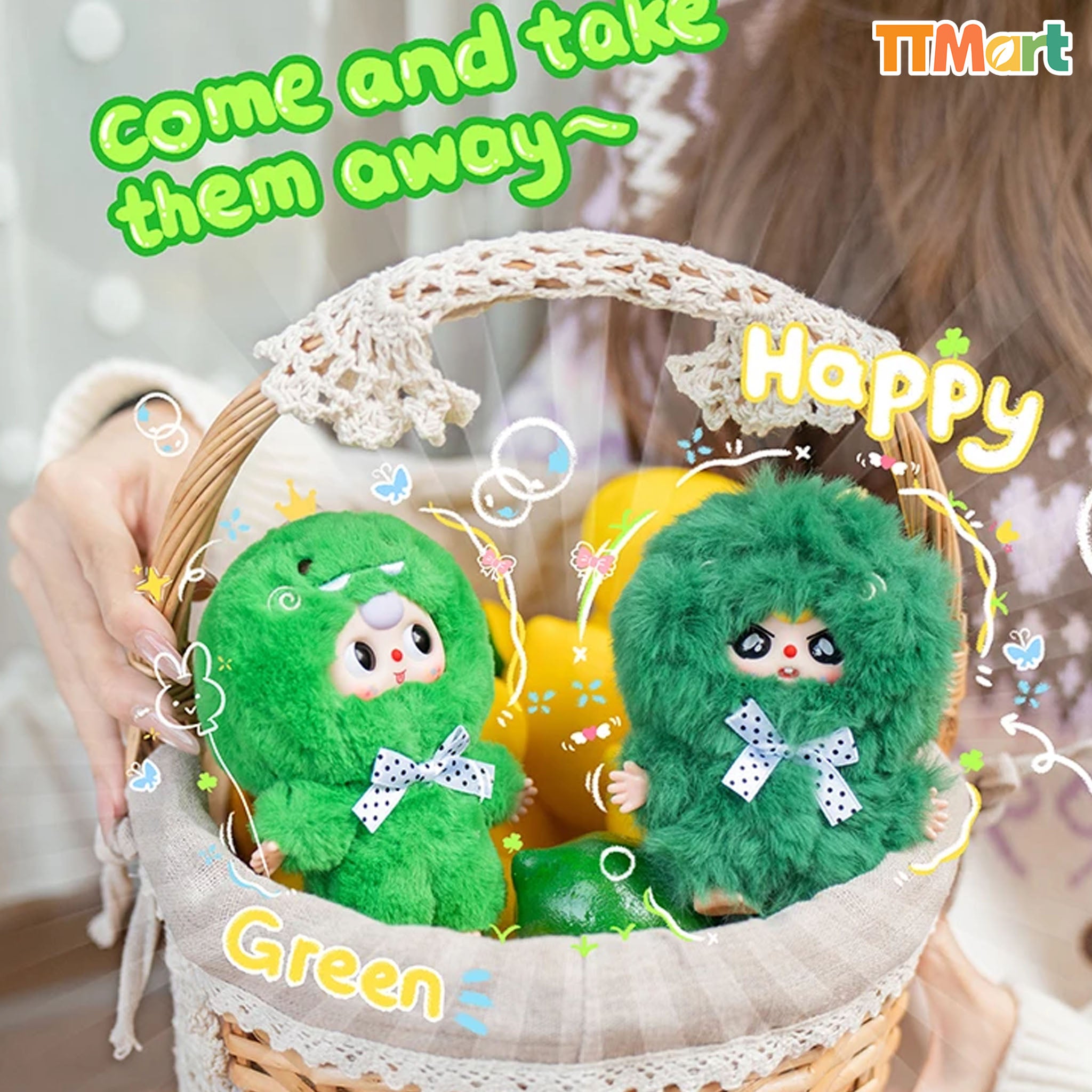 Baby Three Mini Animal World Plush Blind Box