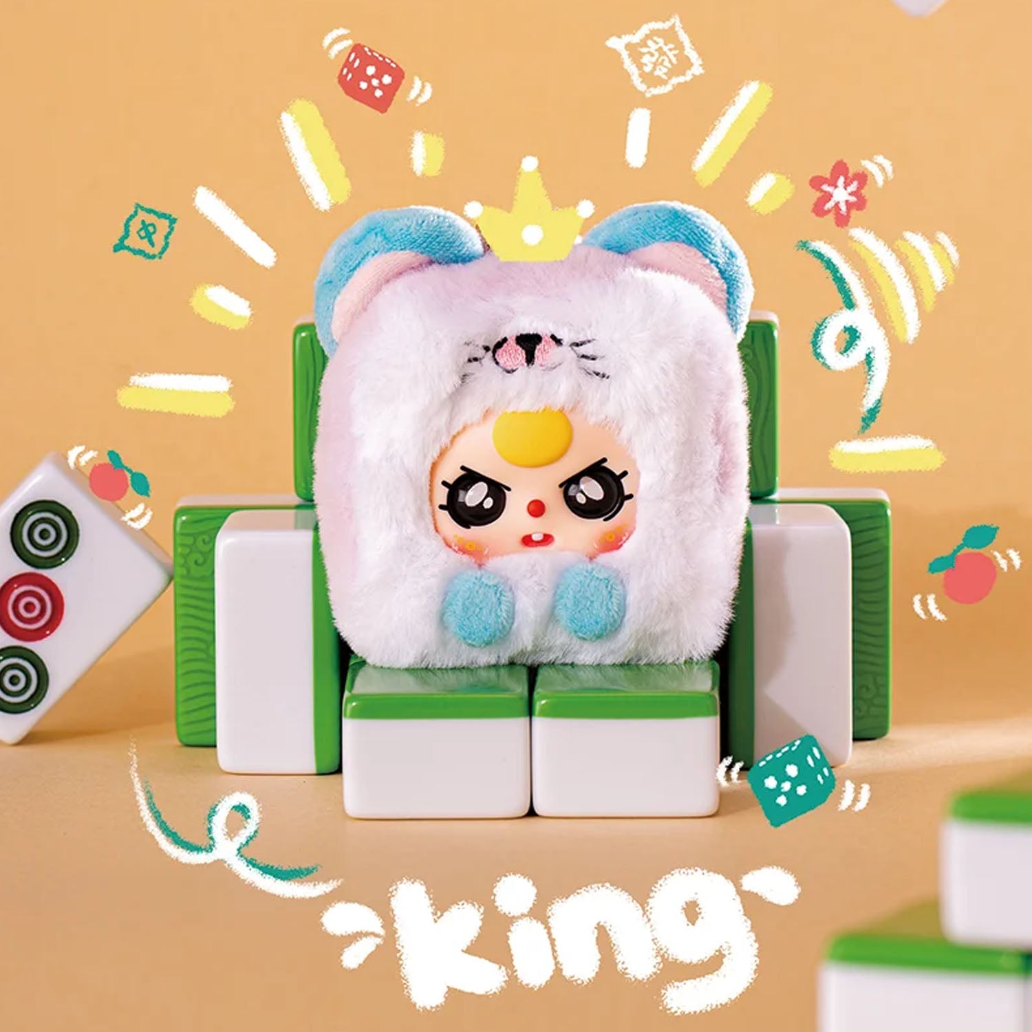 Baby Three Little Mahjong Plush Series Blind Box