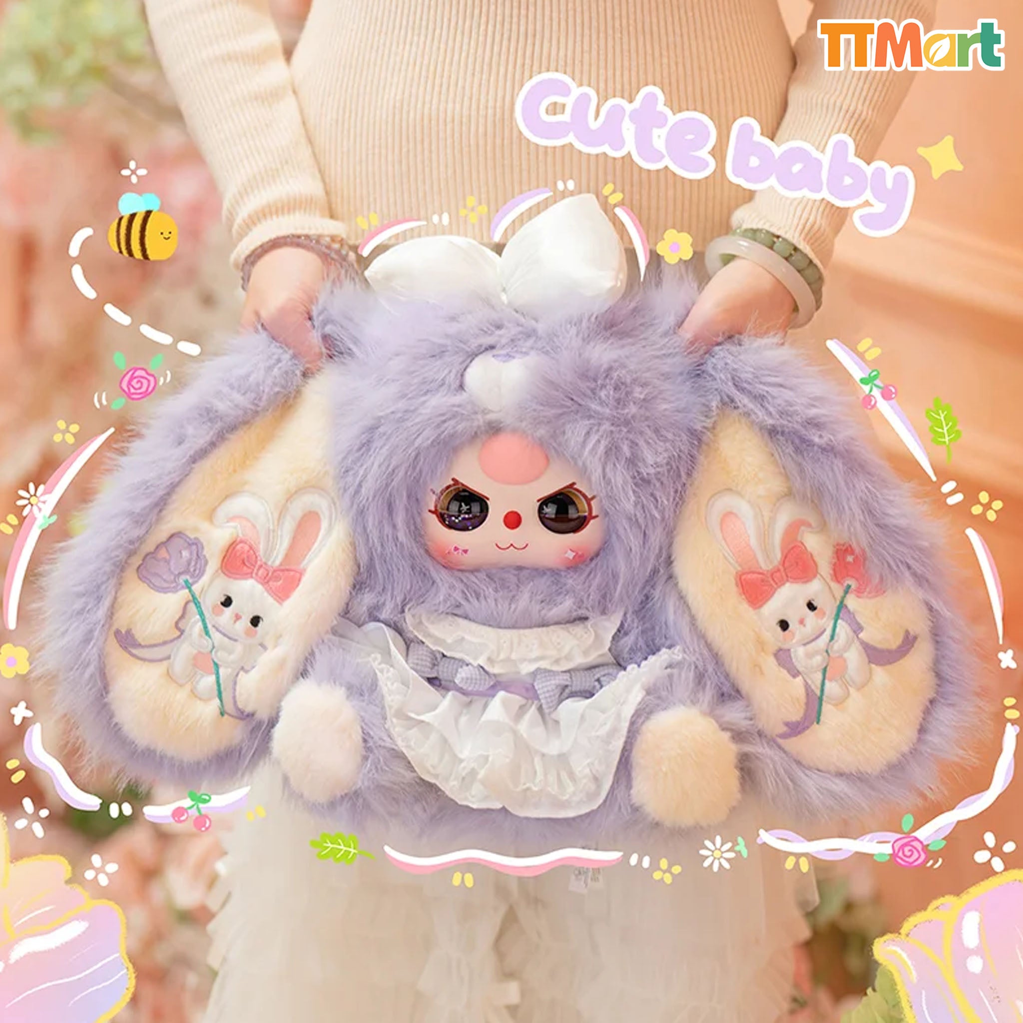 Baby Three Lily Rabbit Town V5 400% Plush Series Blind Box
