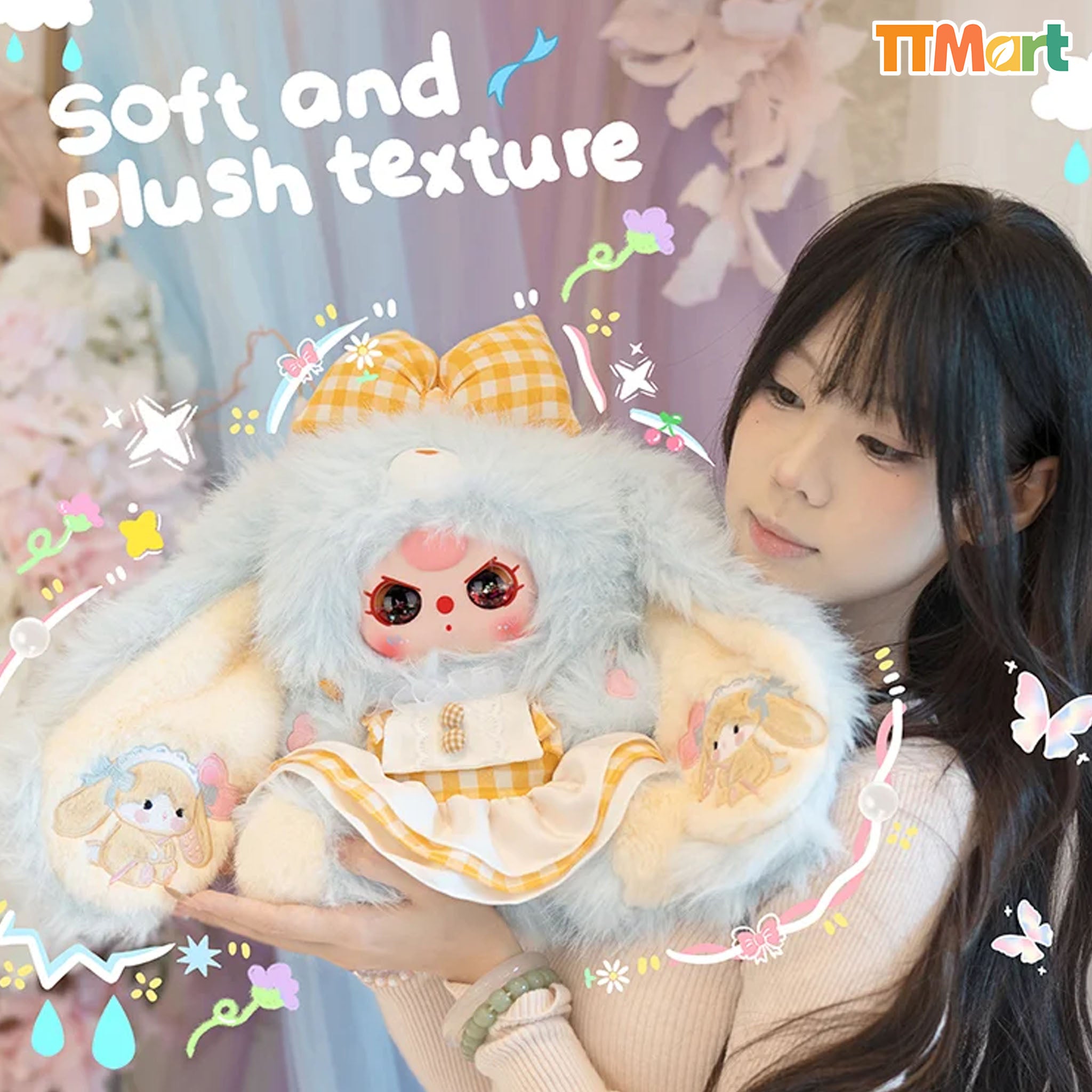 Baby Three Lily Rabbit Town V5 400% Plush Series Blind Box