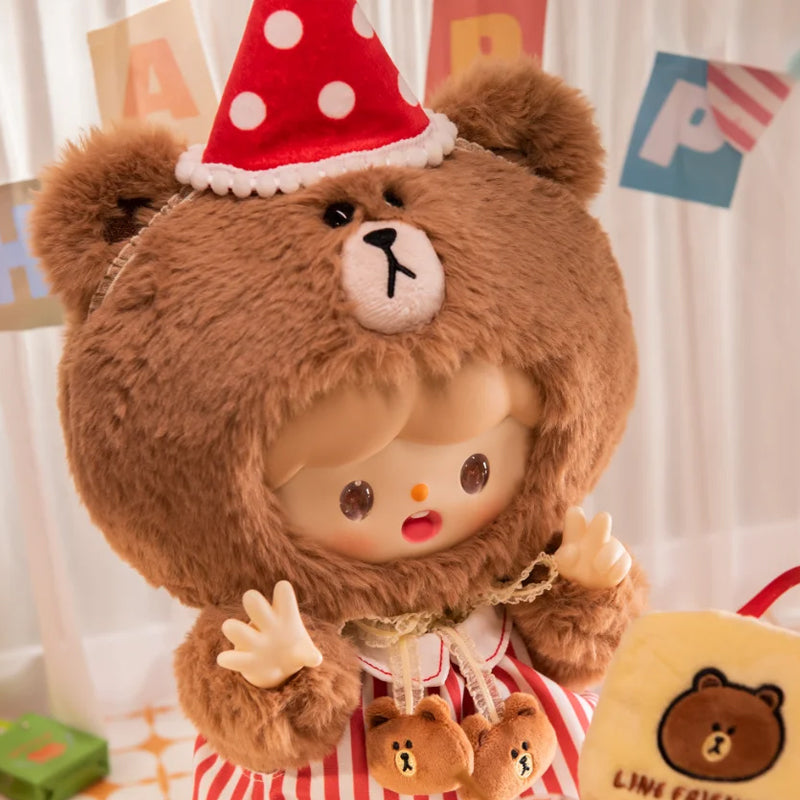 [F.UN] zZoton Party Brown Vinyl Big Plush