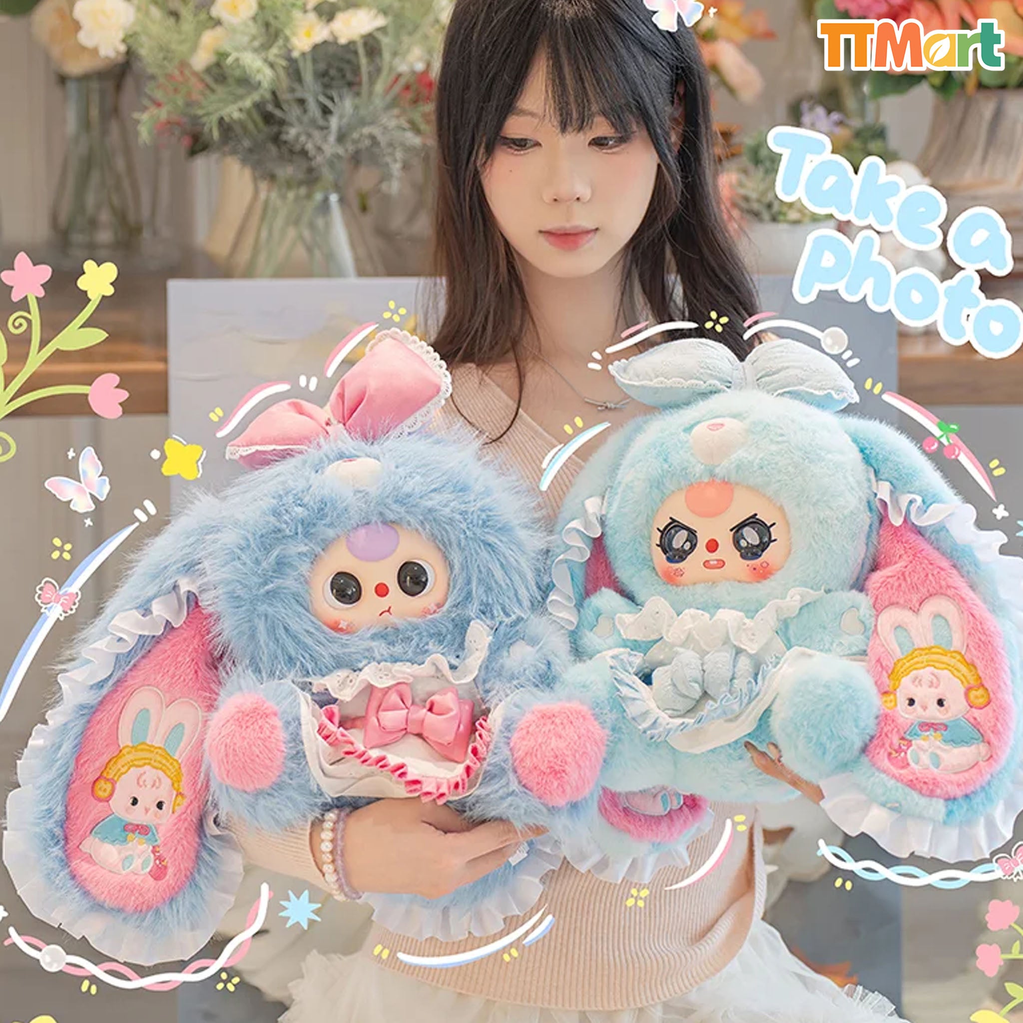 Baby Three Lily Rabbit Town V5 400% Plush Series Blind Box