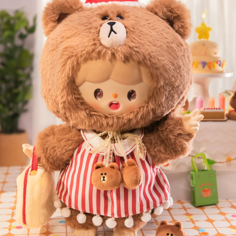 [F.UN] zZoton Party Brown Vinyl Big Plush