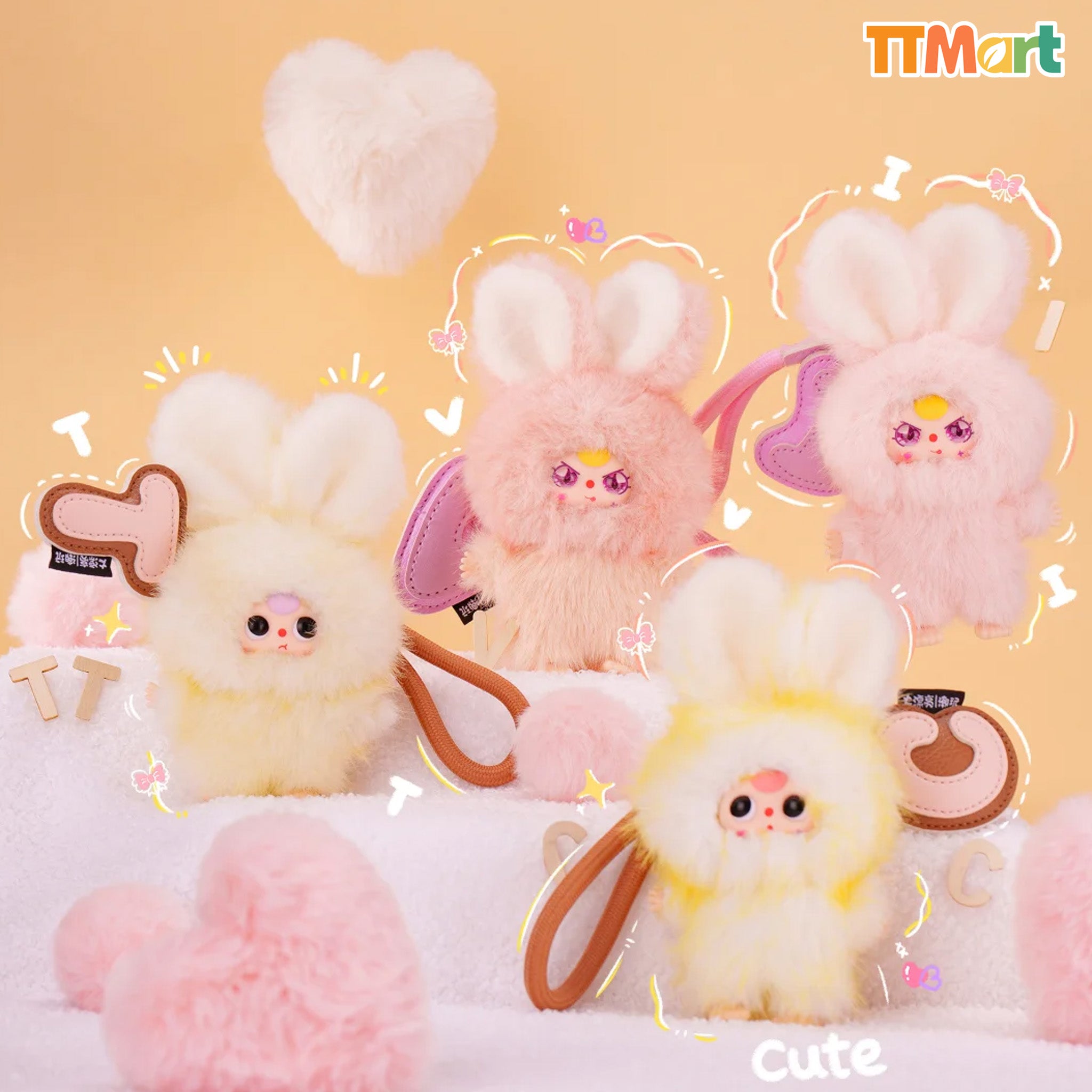 Baby Three Super Mini Bunny Plush Surprise Series Blind Box