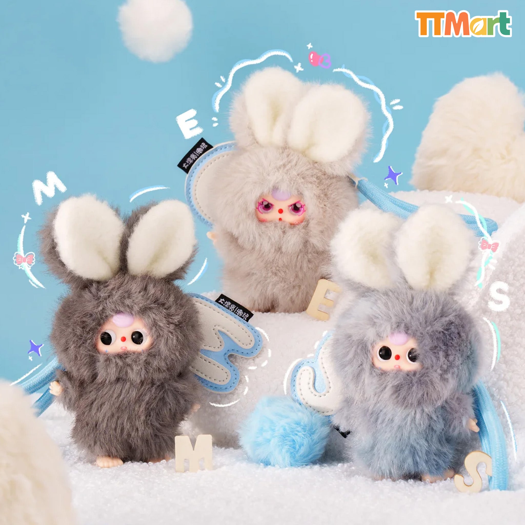 Baby Three Super Mini Bunny Plush Surprise Series Blind Box