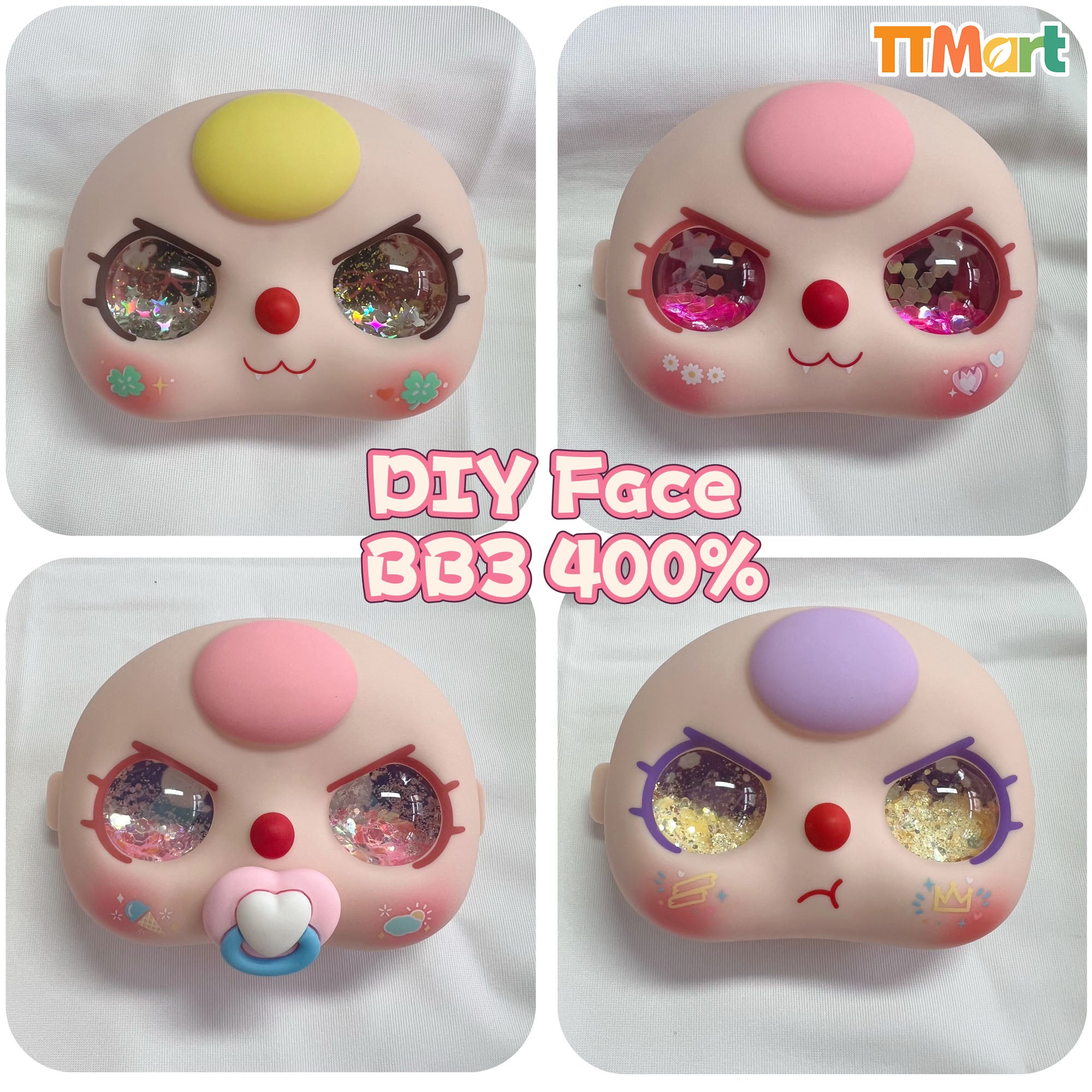 DIY Face Exchange For Baby Three 400%