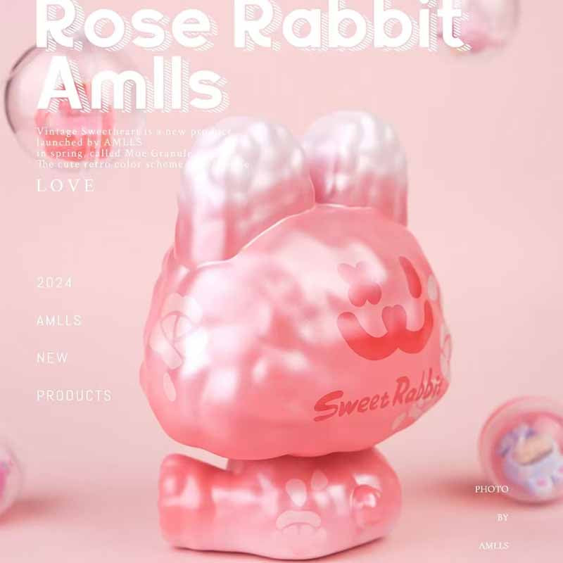 AMLLS Pink Rose Bunny Expo Limited Hanging Card