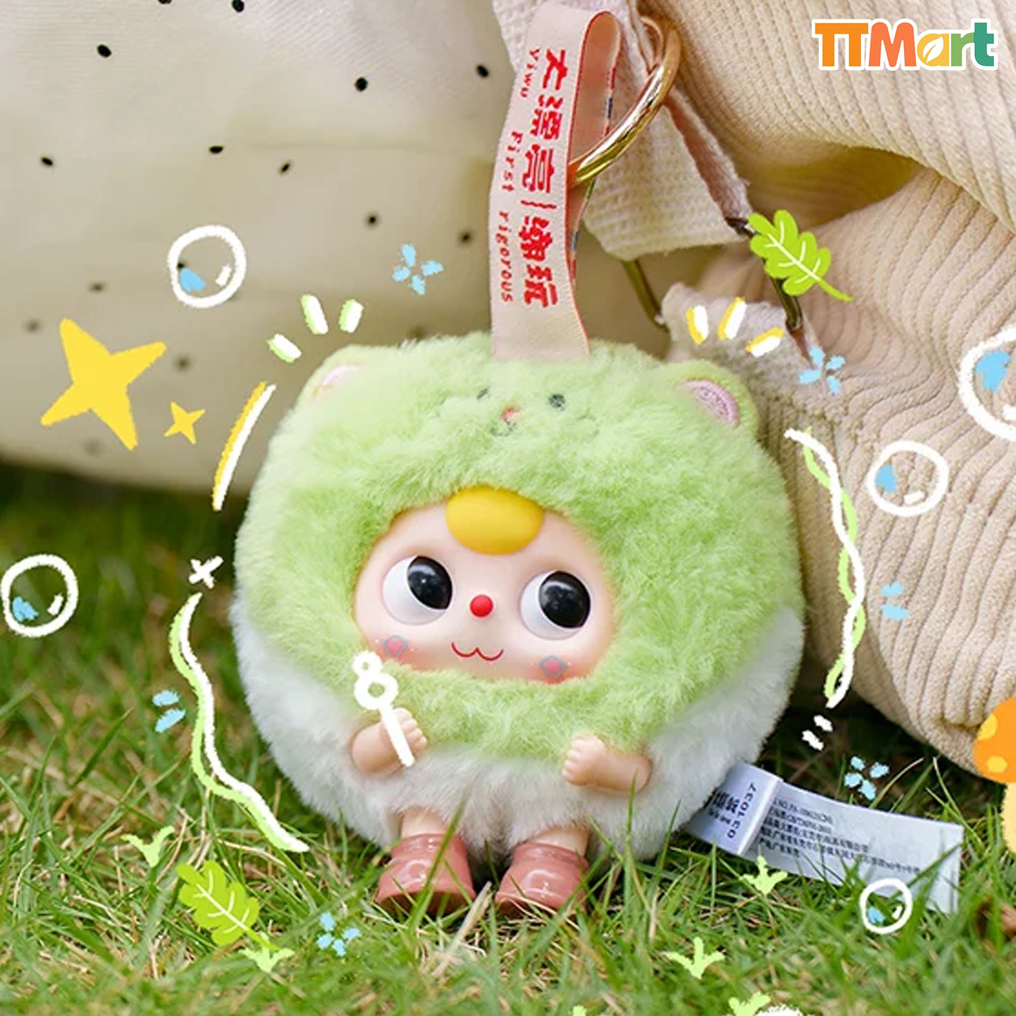 Baby Three Round Beast Series Plush Blind Box