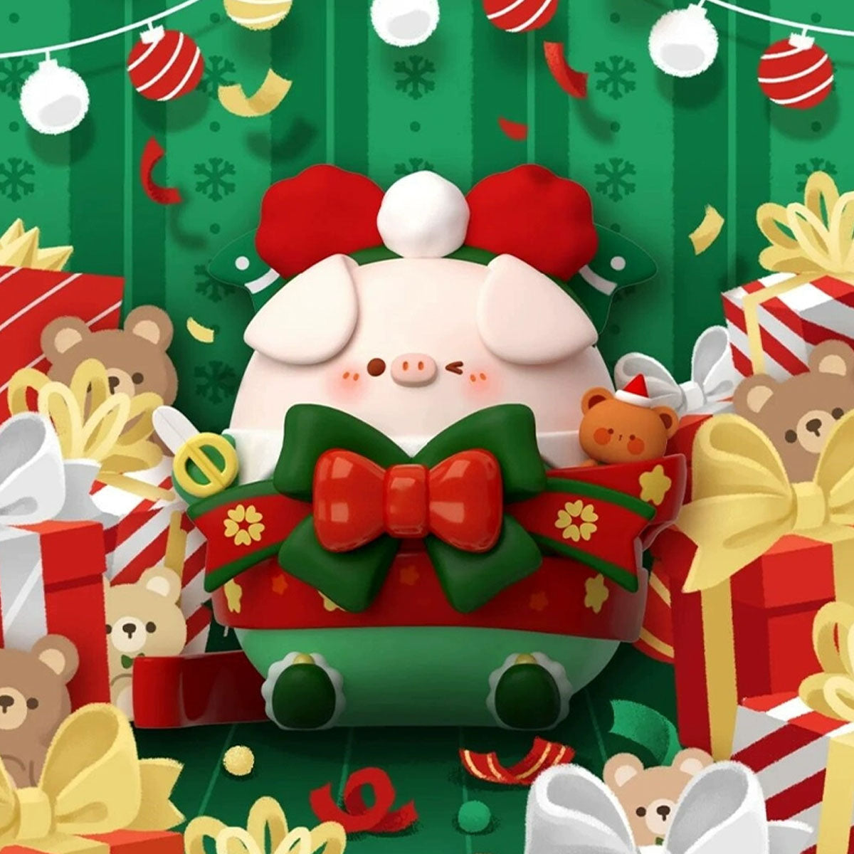 PIKO PIG Happy Christmas Company Series Confirmed Box