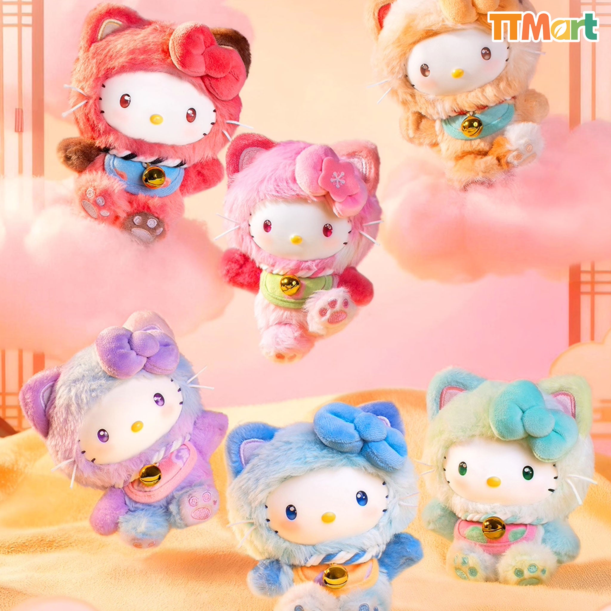SANRIO HK Lucky Cat Blessing Plush Series Blind Box