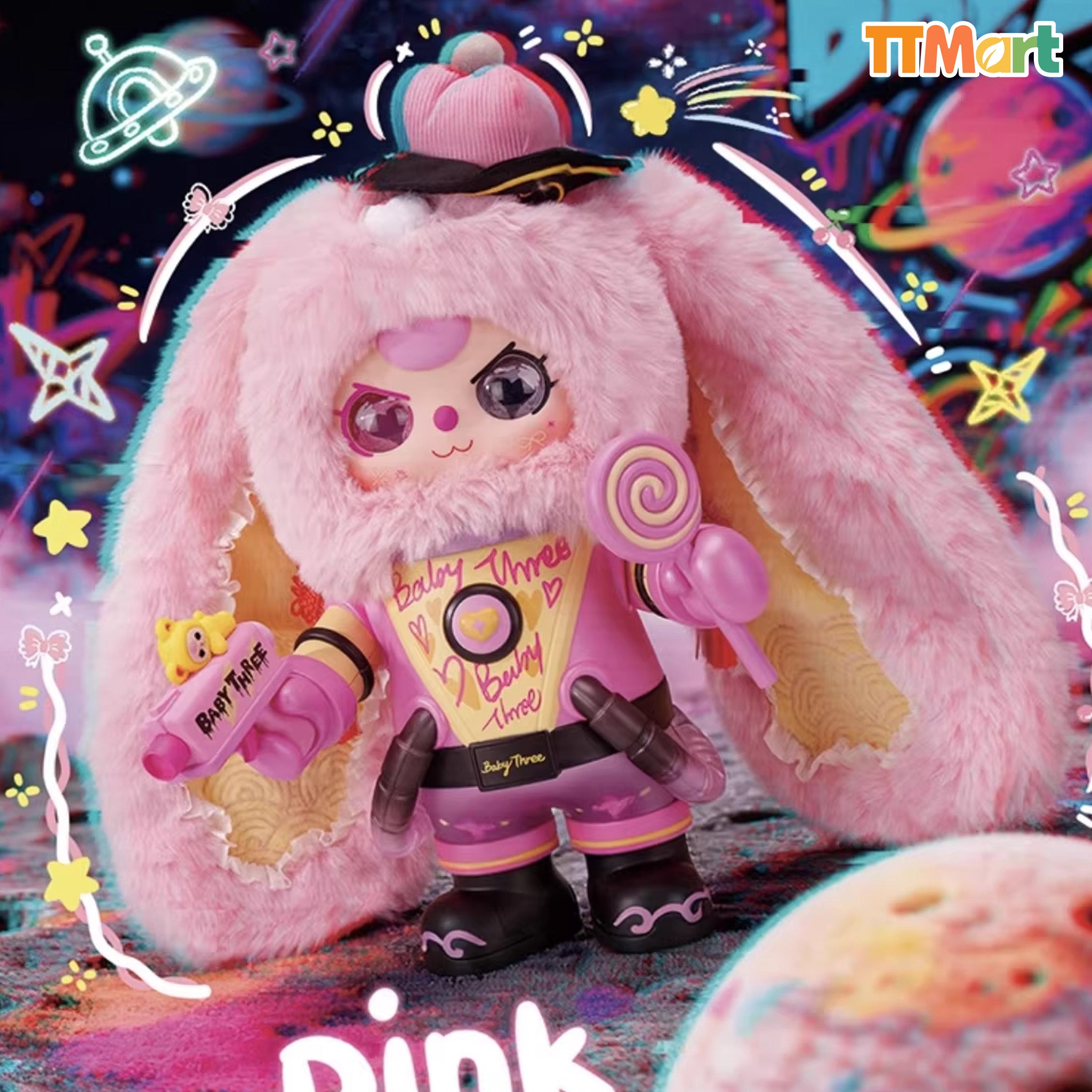 Baby Three Limited 400% Astronaut Figure Confirmed Design Honey Bearer/Mischief Maker