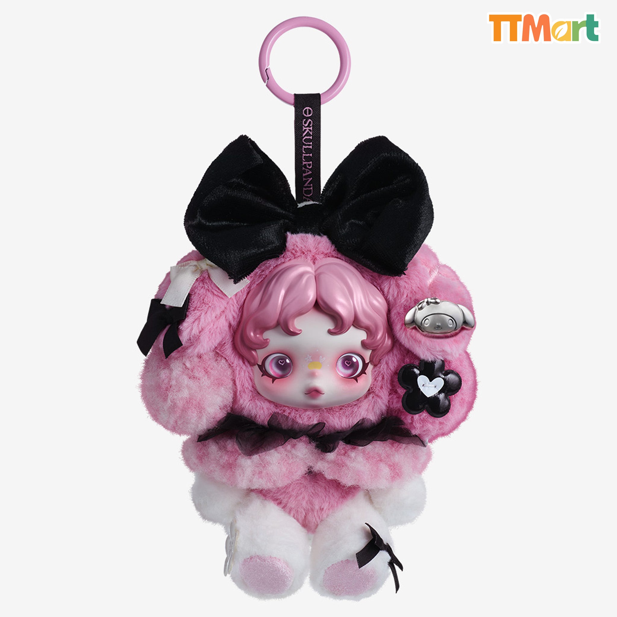 SKULLPANDA × MY MELODY 2体　　ポップマート SKULLPANDA × MY MELODY Plush