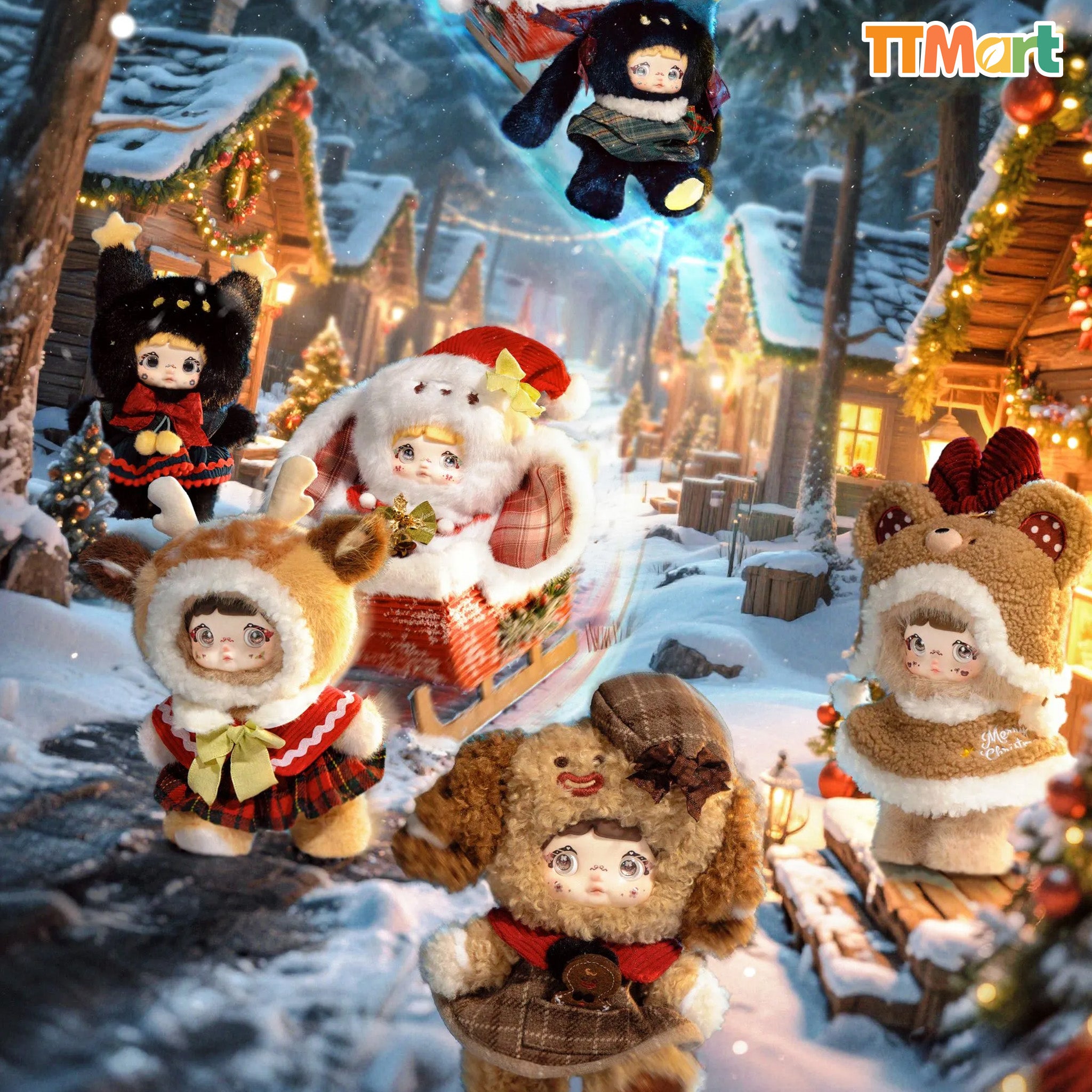 NOMMI Magical Christmas Eve Plush Series Blind Box