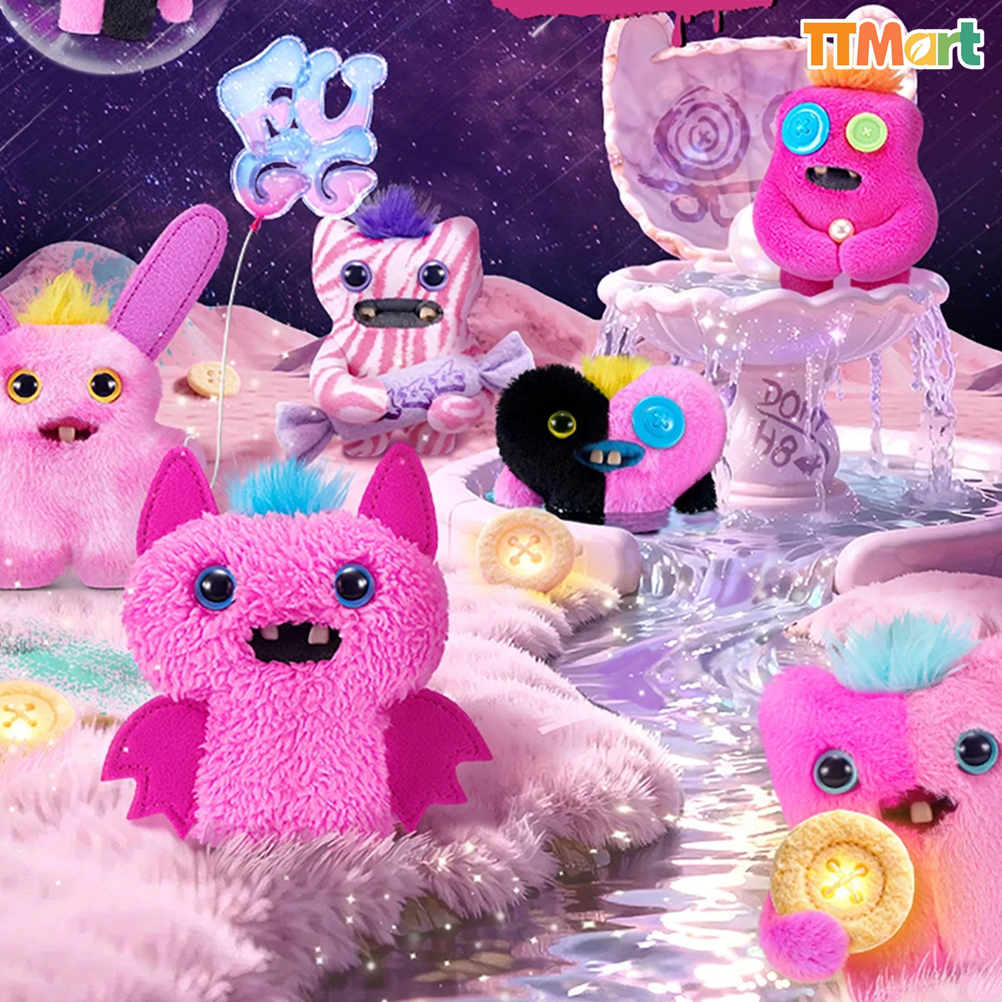 FUGGLER Sprout Monster Cute Pink Baby Blind Box