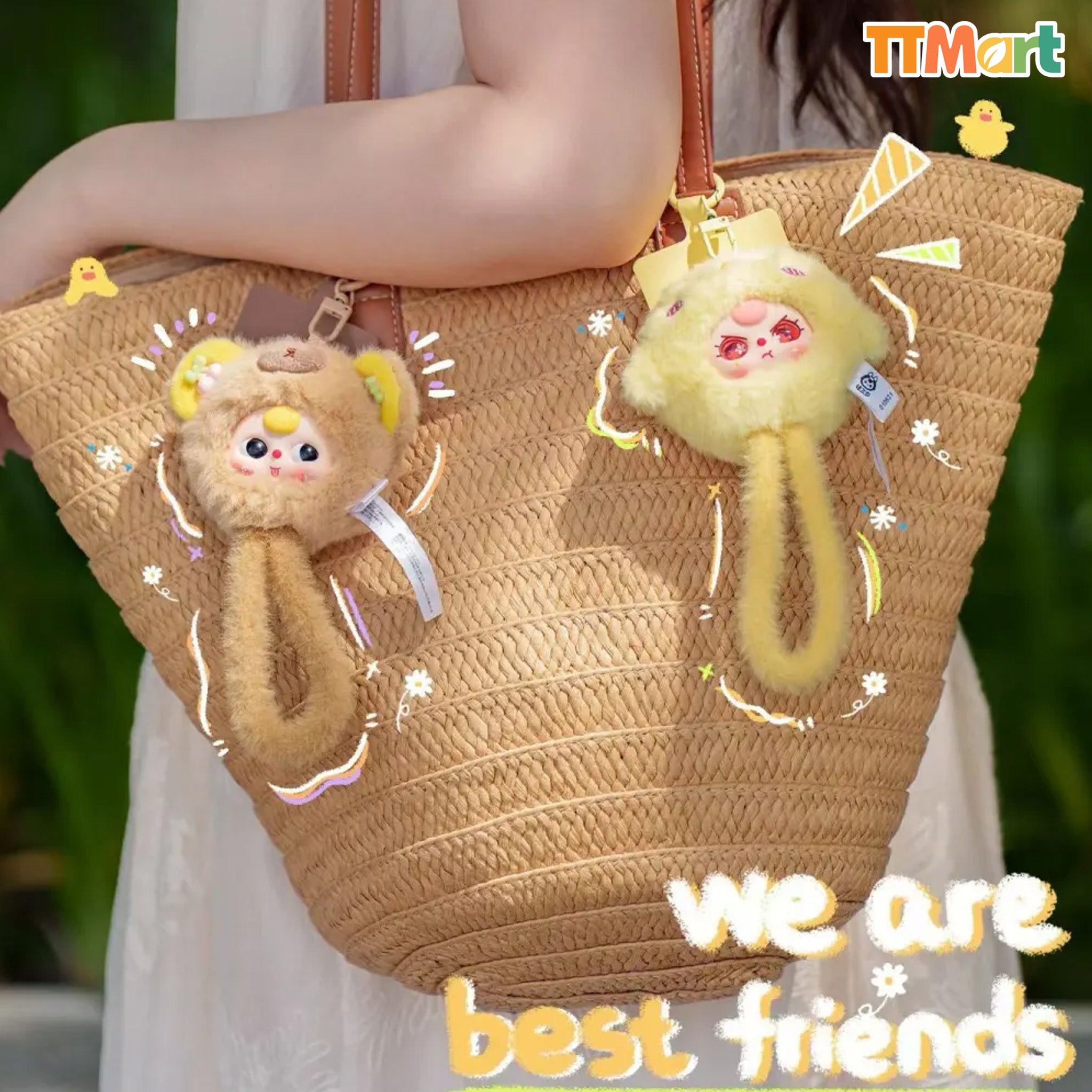 Baby Three Wrist Strap Series Plush Blind Box