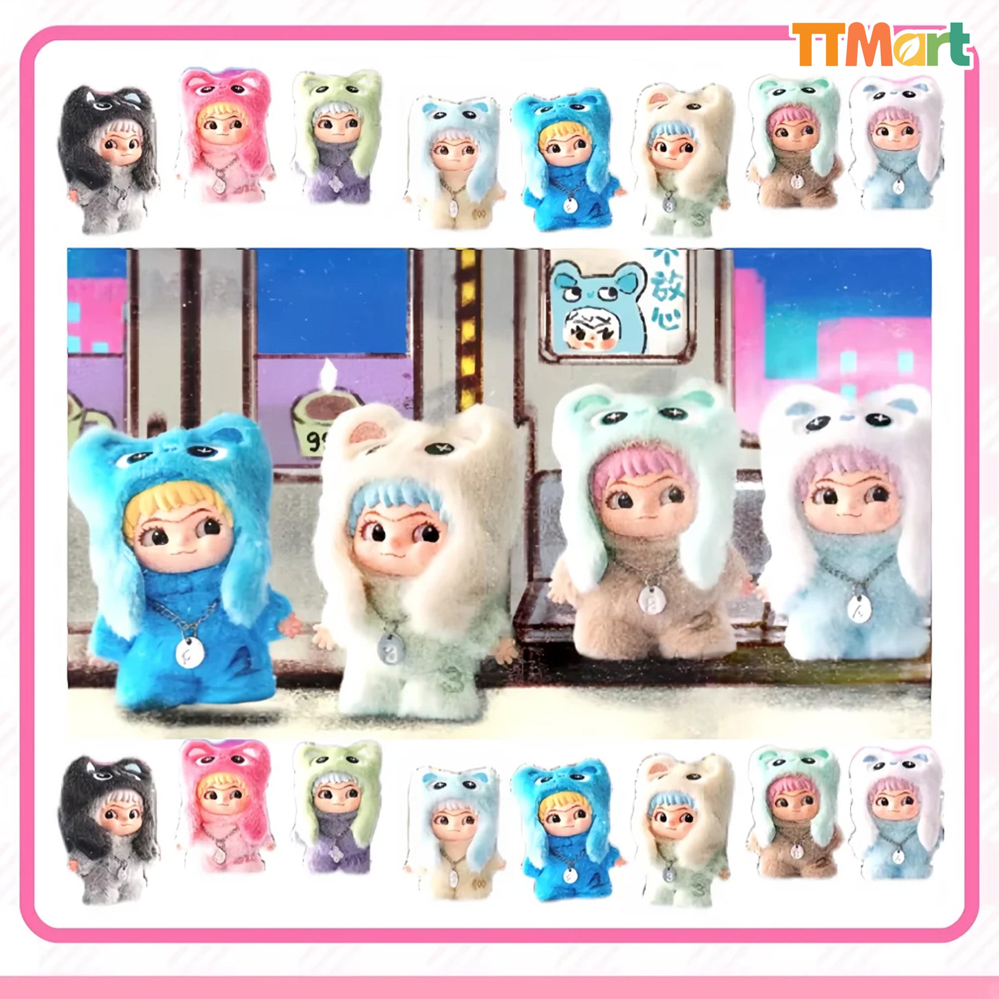 WAKUKU On A Roll Plush Series Blind Box