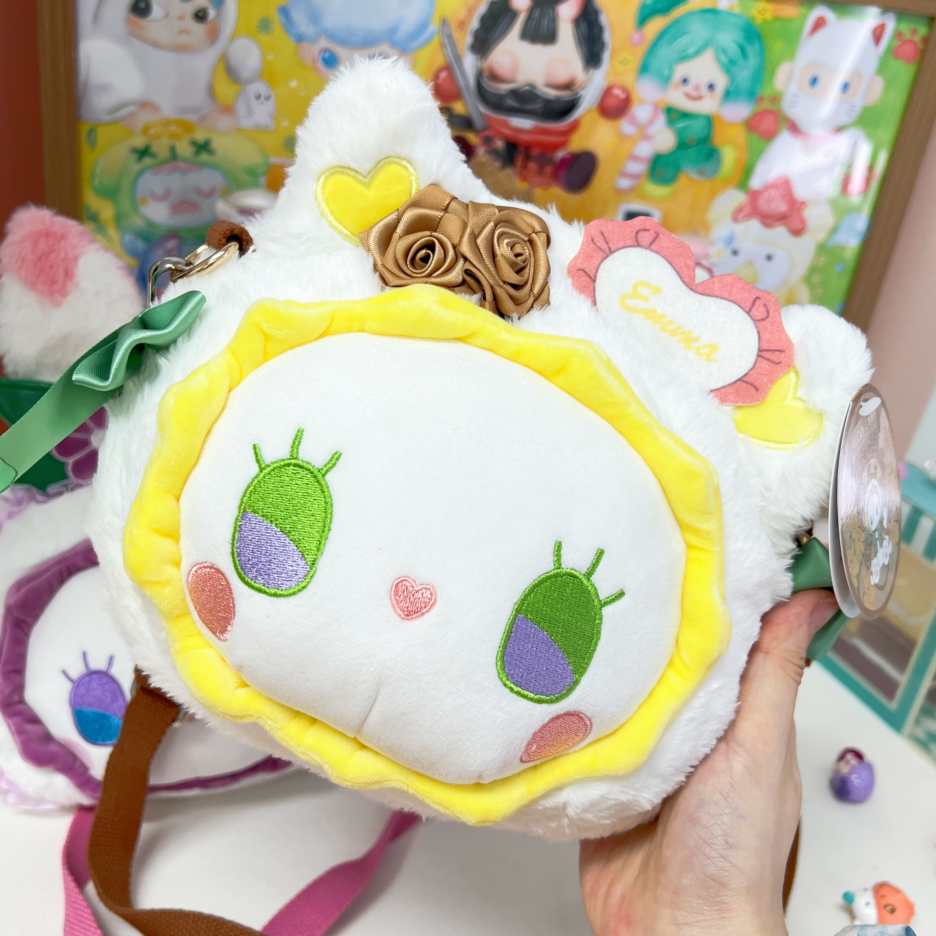 布リース*Emma* EMMA Mask Party Plushy Crossbody Bag