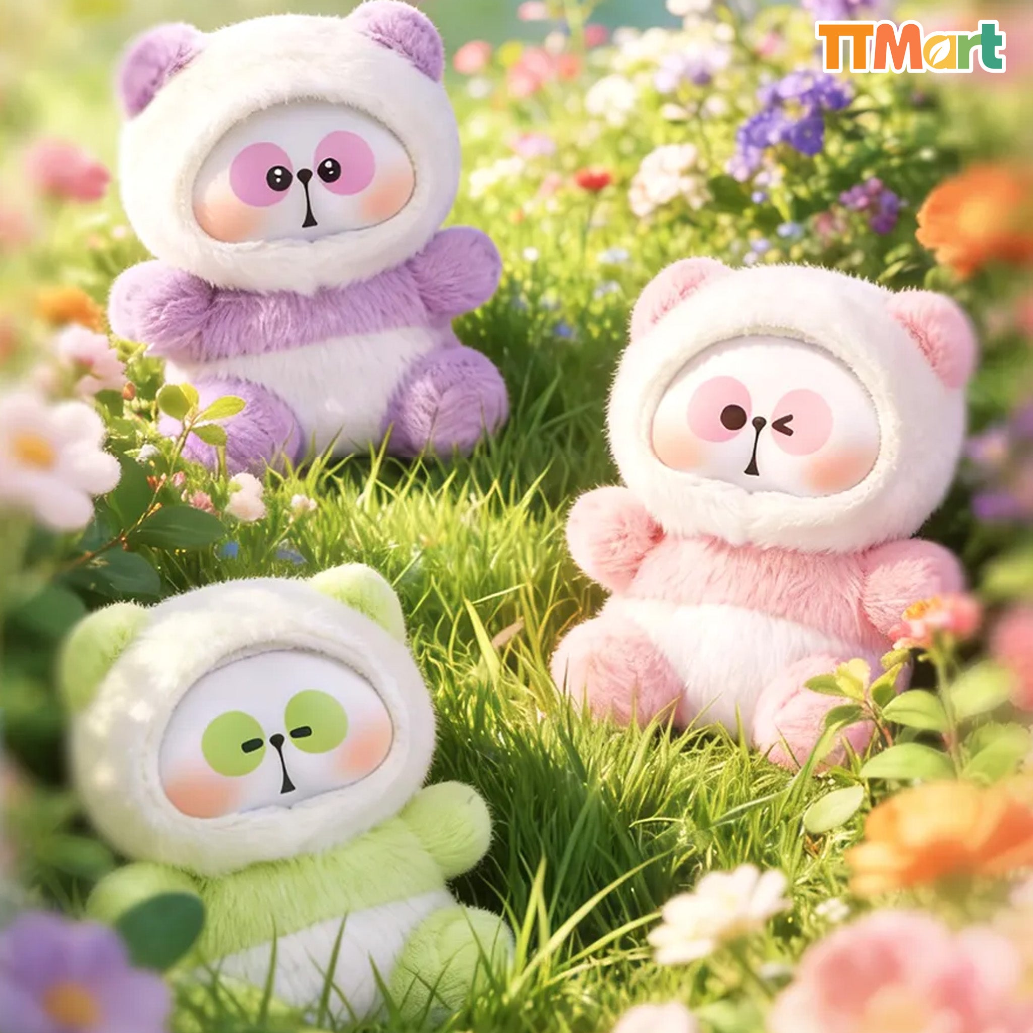 MR.PA PAPA'S Blossom Whispers Series Composite Plush Blind Box