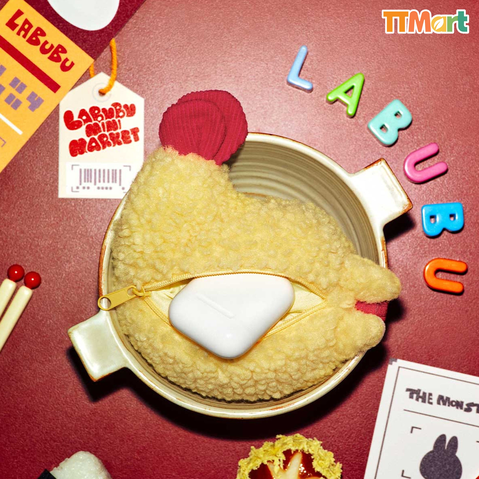 ぬいぐるみ (LABUBU)WackyMartSeries-Earphone Case X2 THE MONSTERS - Wacky Mart Series - Earphone Case — Labubu Loot