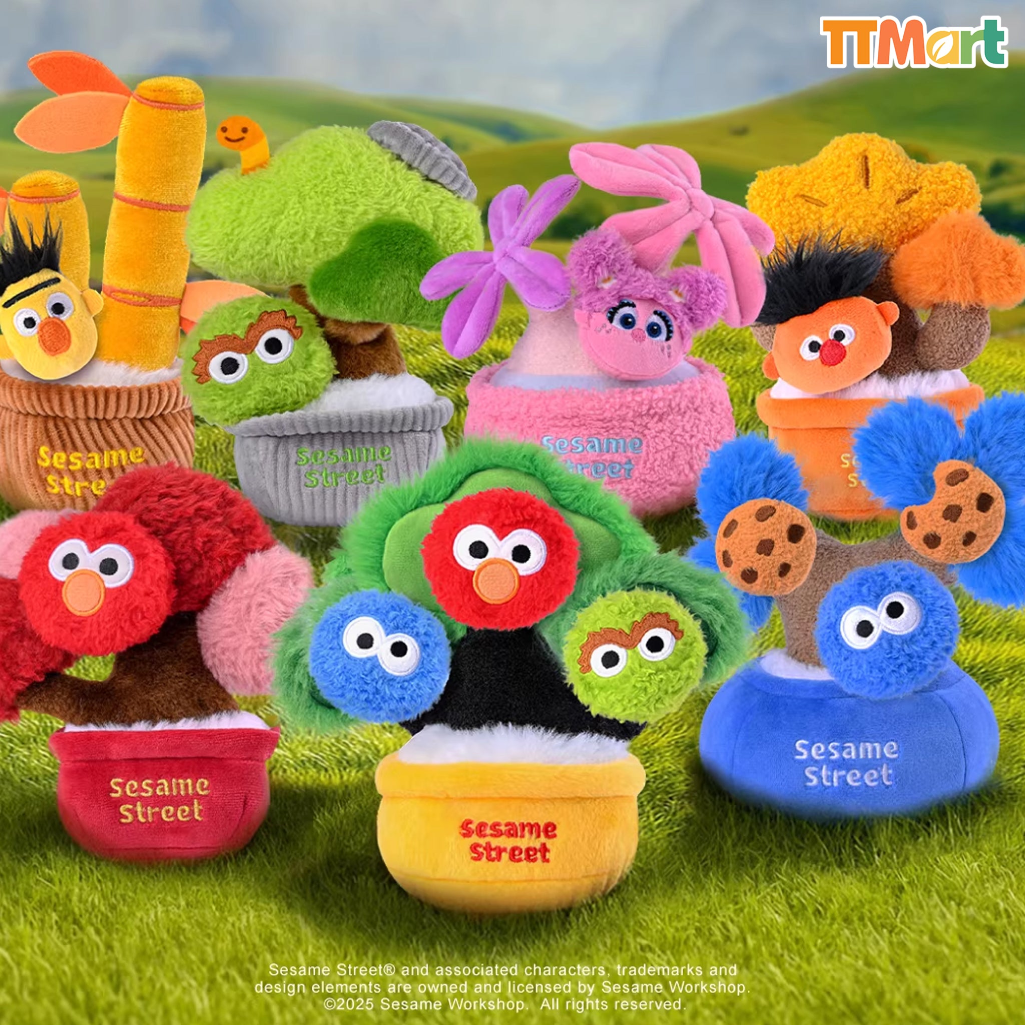 POP SUNDAY x Sesame Street Lucky Money Tree Plush Blind Box