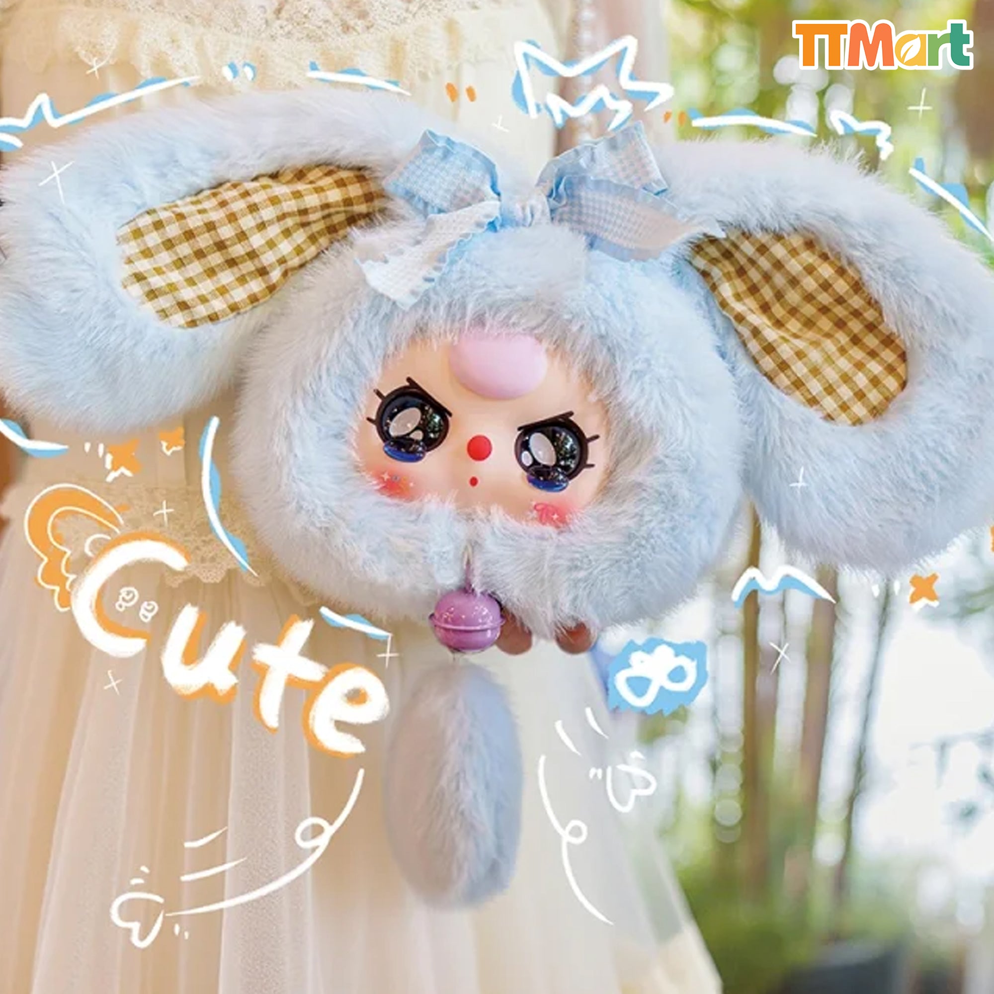 Baby Three Lucky Rabbit Zipper Bag Series Blind Box