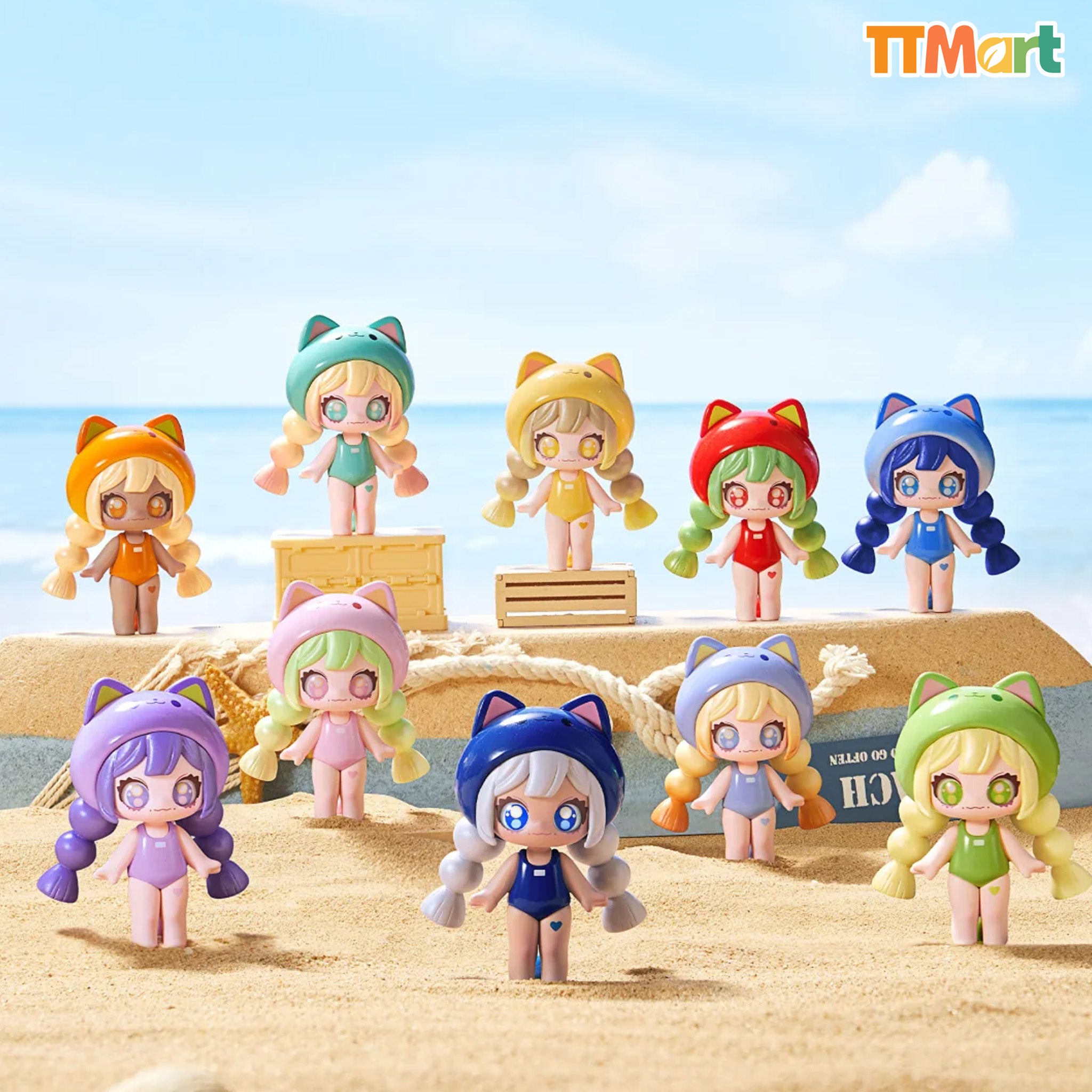 HOLA Dopamine Cat Mini Figure Series Blind Box