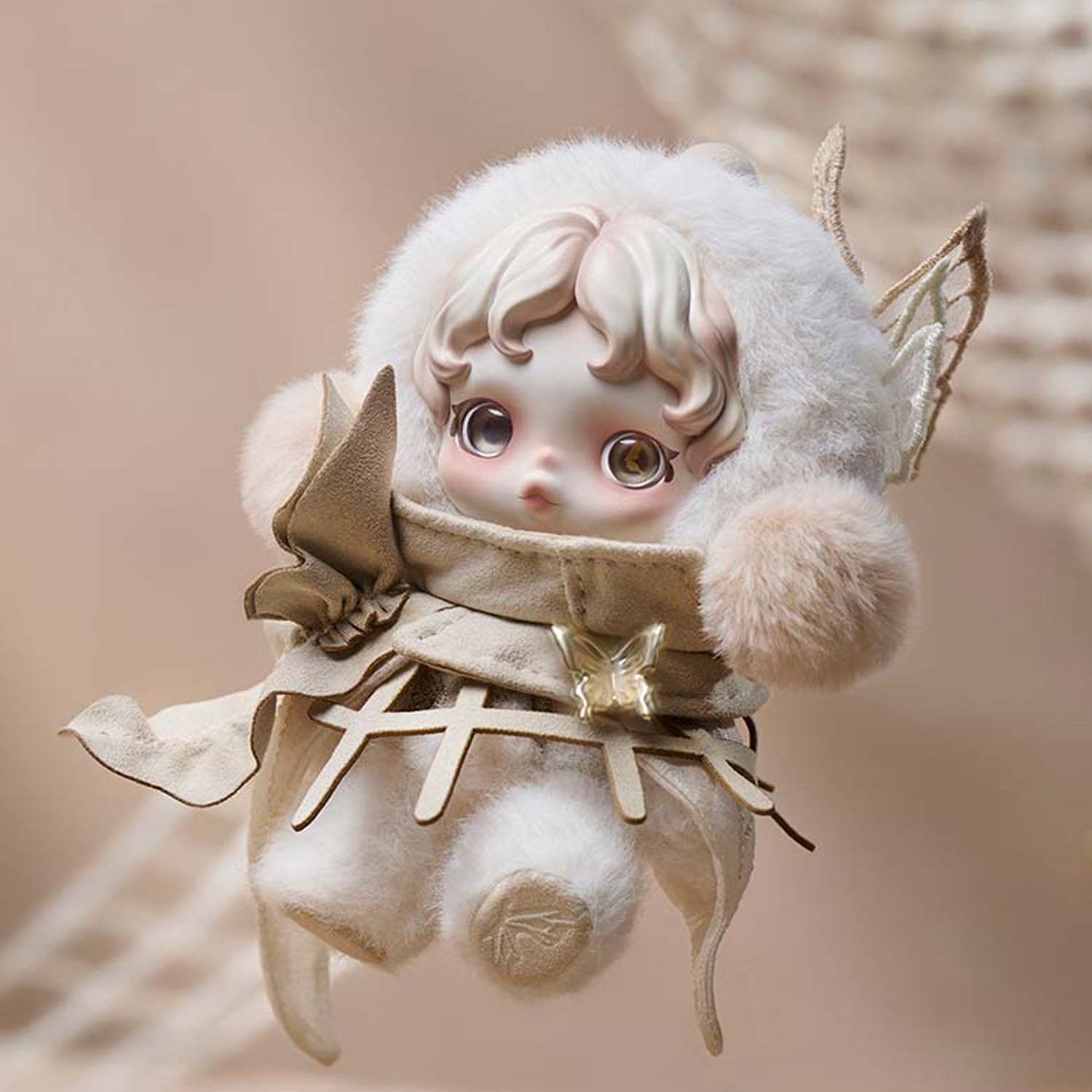 海外限定SKULLPANDA Plush Doll Cage-Uncage SKULLPANDA Plush Doll-Cage-Uncage